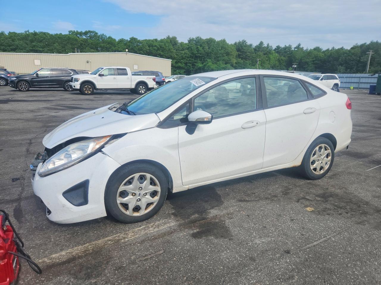 2013 Ford Fiesta Se White vin: 3FADP4BJ8DM202765