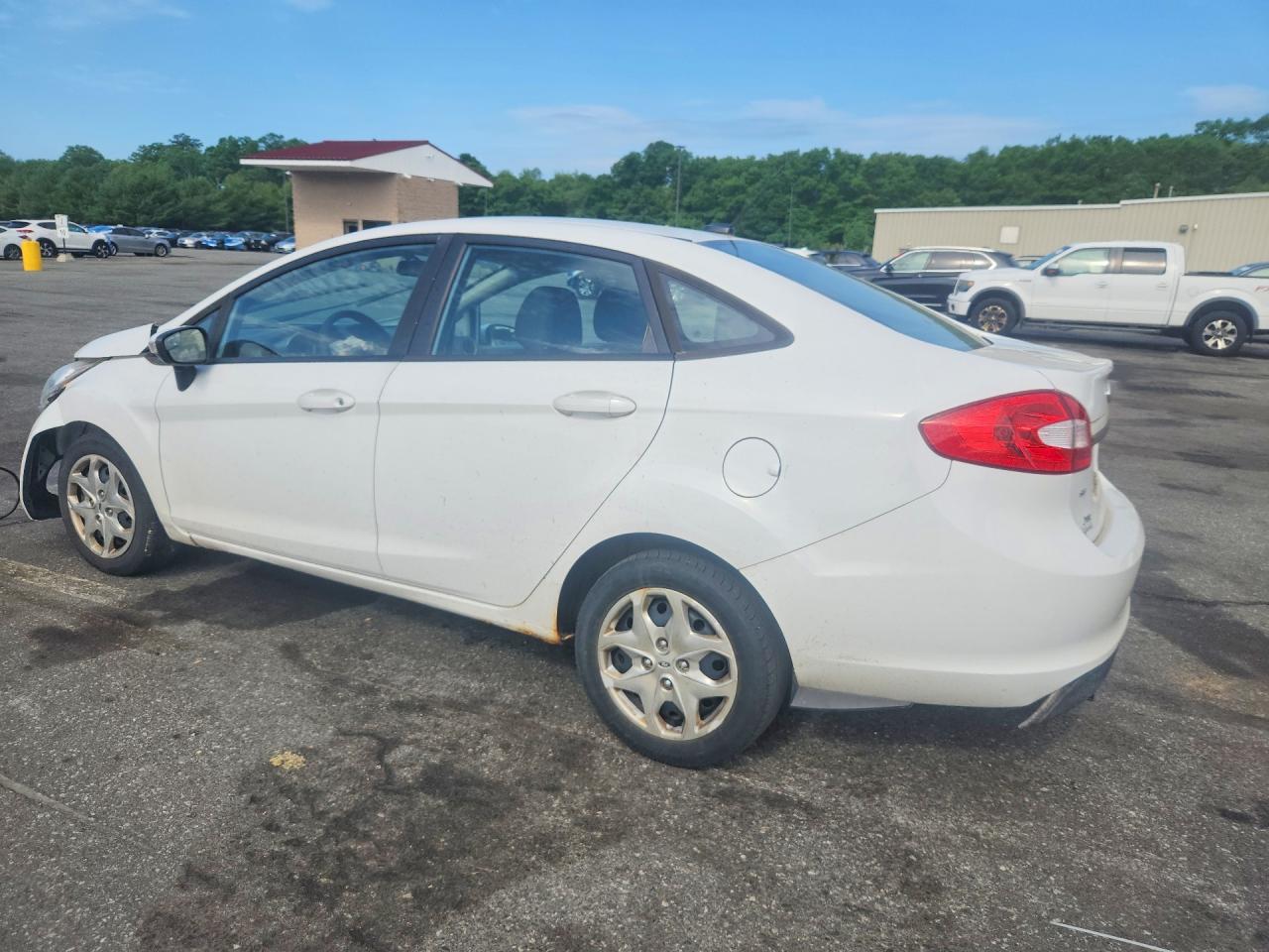 2013 Ford Fiesta Se White vin: 3FADP4BJ8DM202765