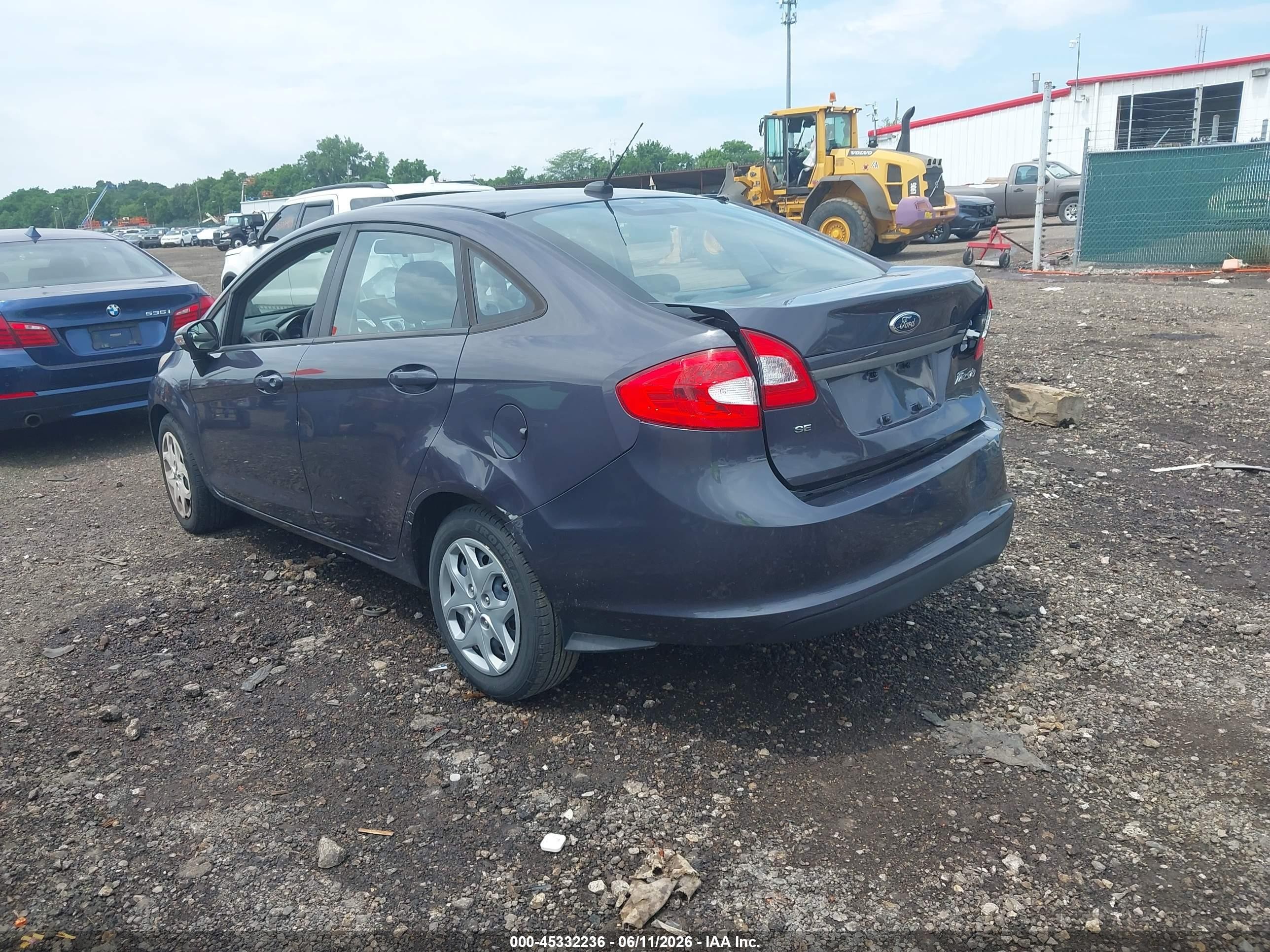 2013 Ford Fiesta Se Blue vin: 3FADP4BJ8DM213507