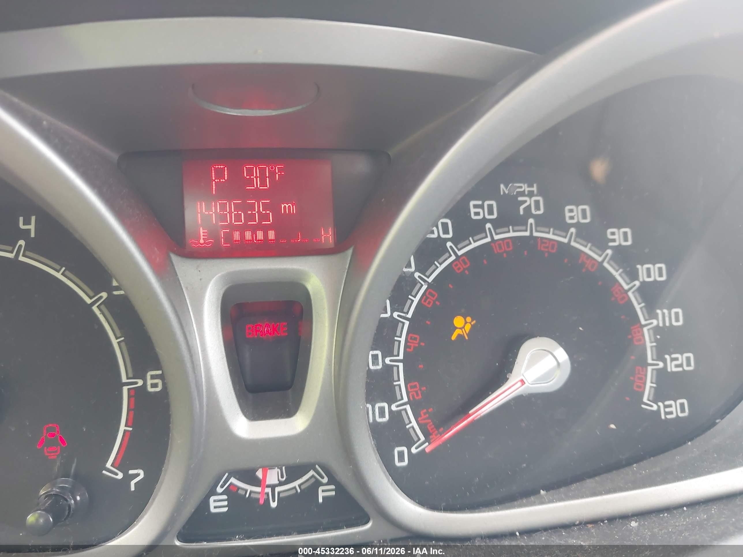 2013 Ford Fiesta Se Blue vin: 3FADP4BJ8DM213507