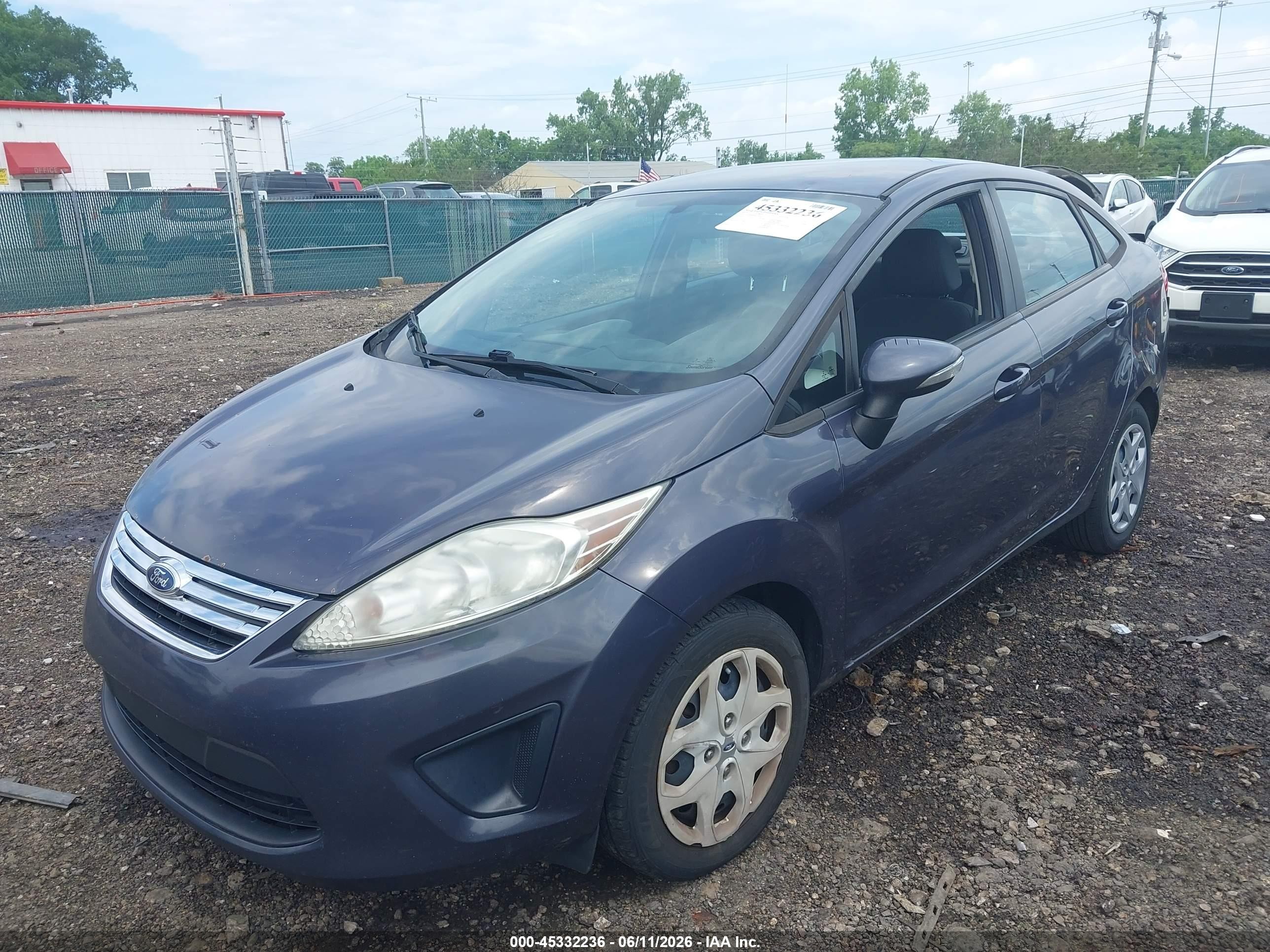 2013 Ford Fiesta Se Blue vin: 3FADP4BJ8DM213507