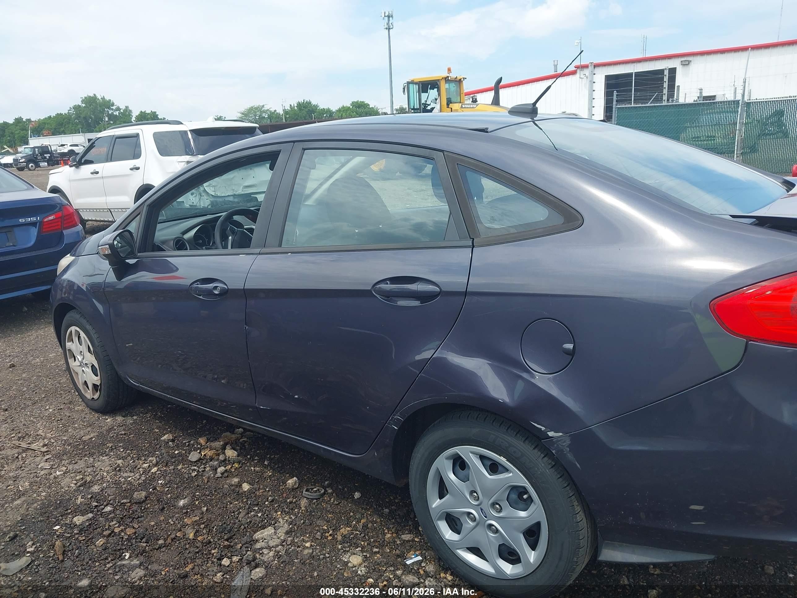 2013 Ford Fiesta Se Blue vin: 3FADP4BJ8DM213507