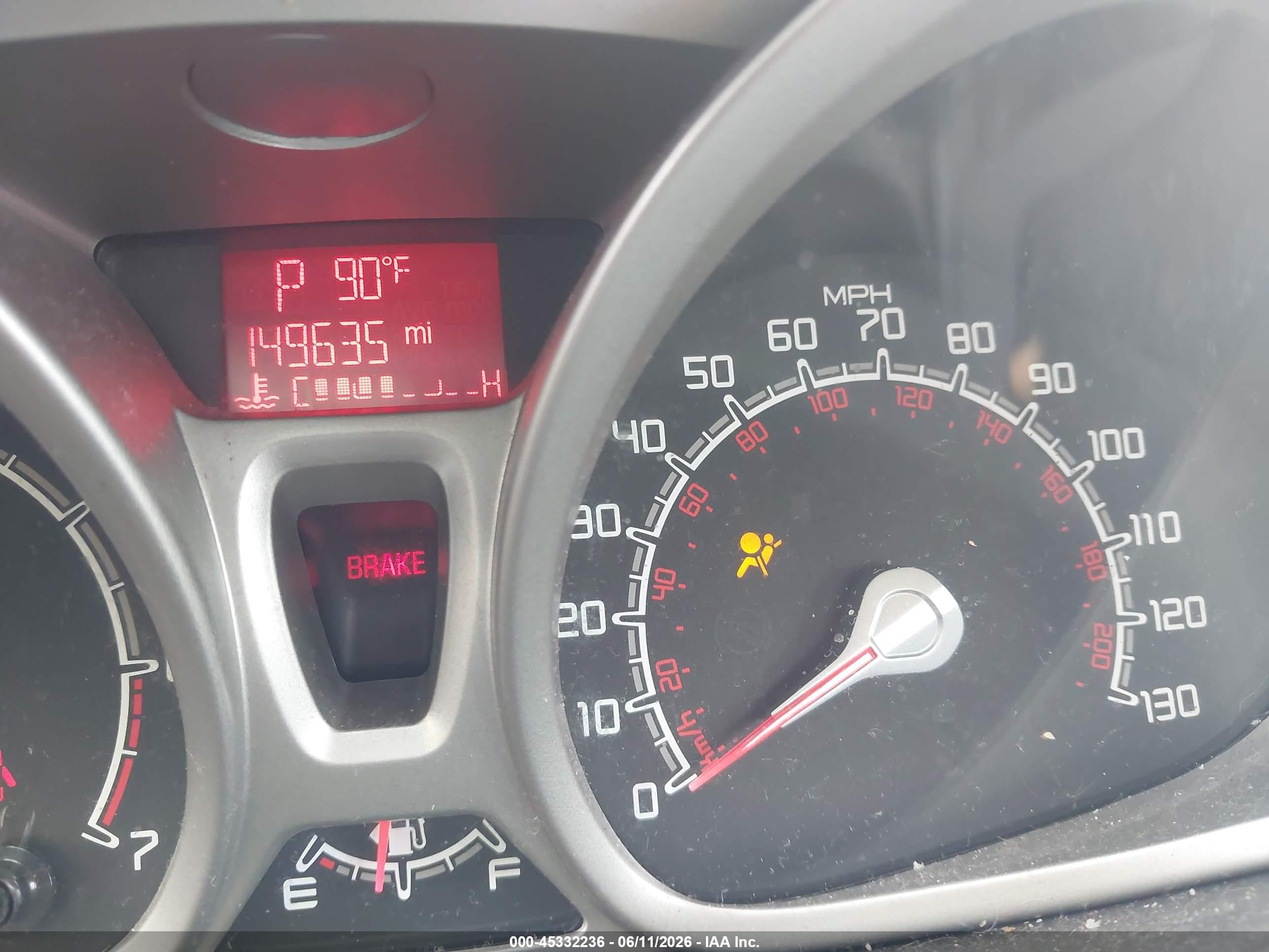 2013 Ford Fiesta Se Blue vin: 3FADP4BJ8DM213507
