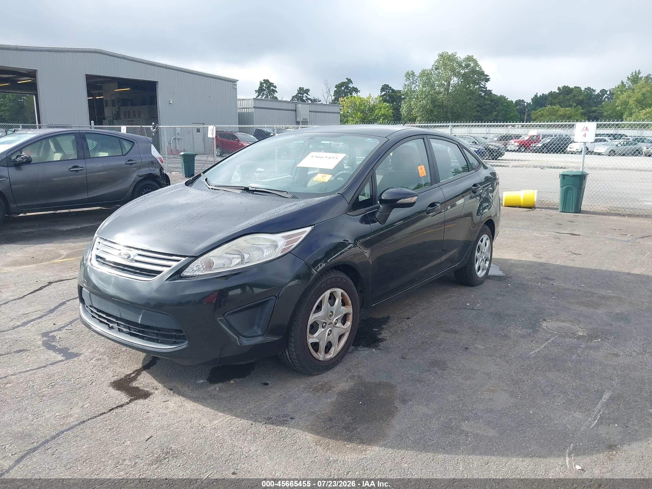 2013 Ford Fiesta Se Black vin: 3FADP4BJ8DM213524
