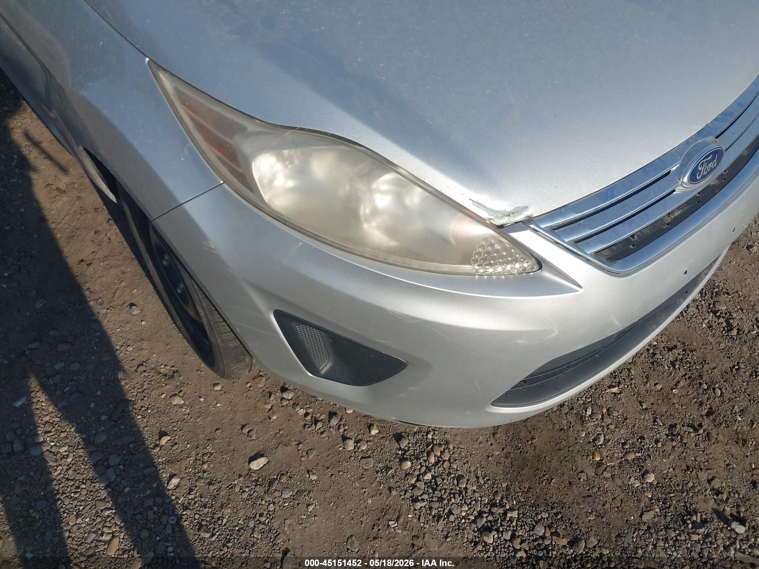 2013 Ford Fiesta Se Серебряный vin: 3FADP4BJ8DM218044
