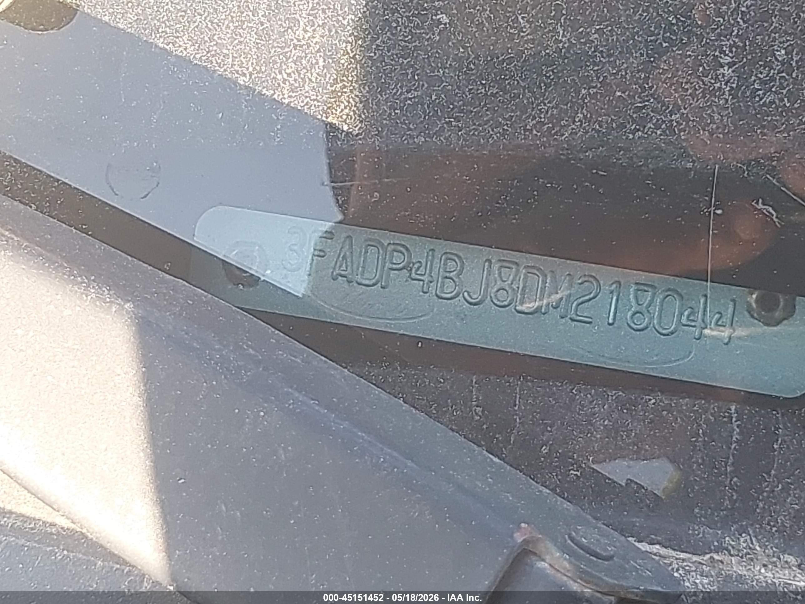 2013 Ford Fiesta Se Серебряный vin: 3FADP4BJ8DM218044