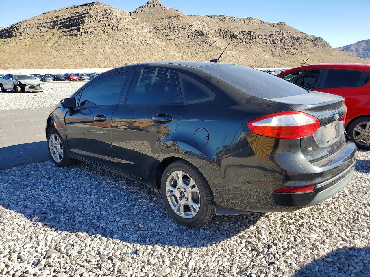 2014 Ford Fiesta Se Black vin: 3FADP4BJ8EM133609