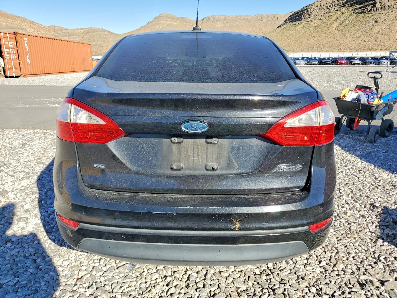 2014 Ford Fiesta Se Black vin: 3FADP4BJ8EM133609