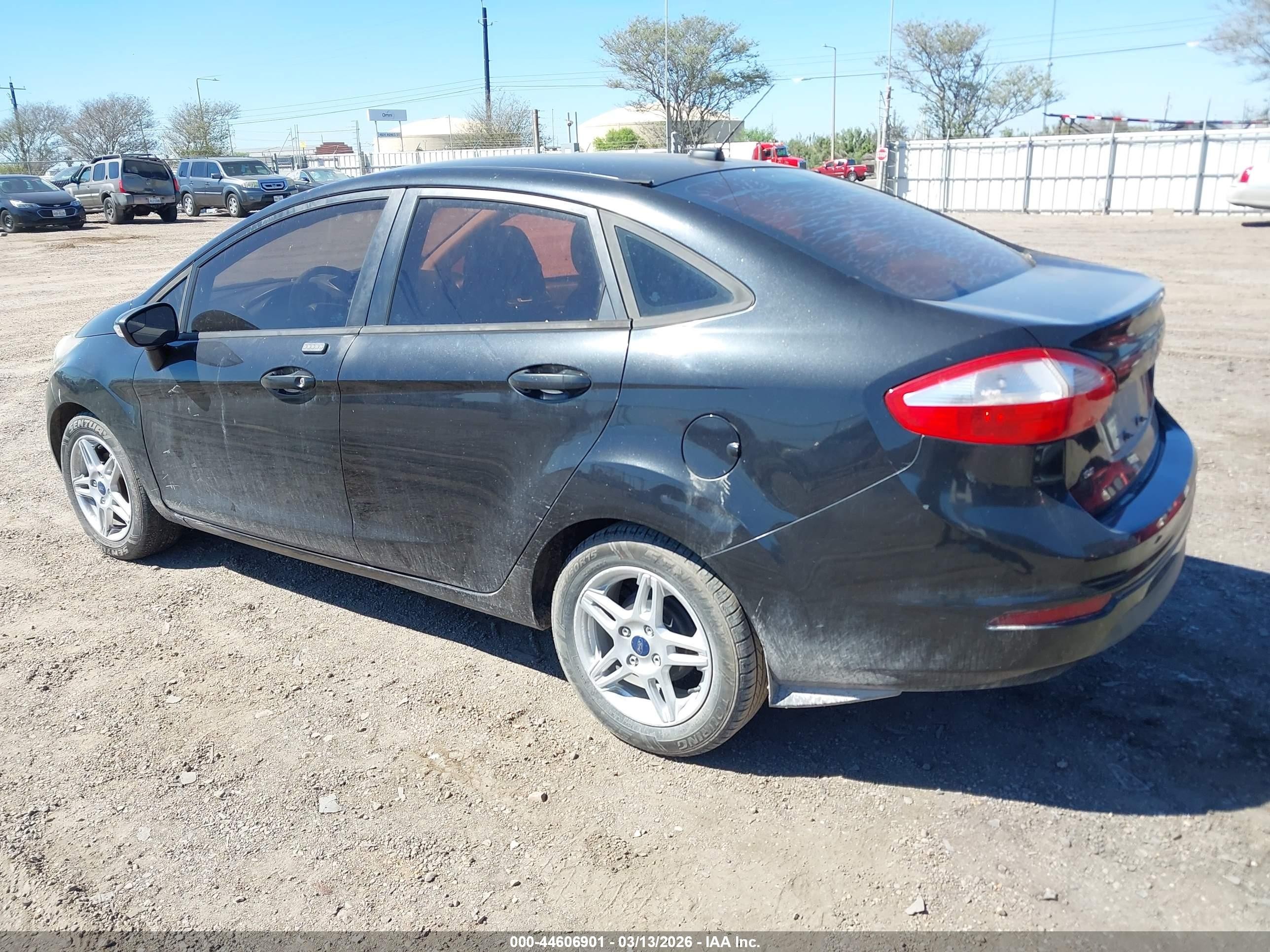 2014 Ford Fiesta Se Black vin: 3FADP4BJ8EM148398