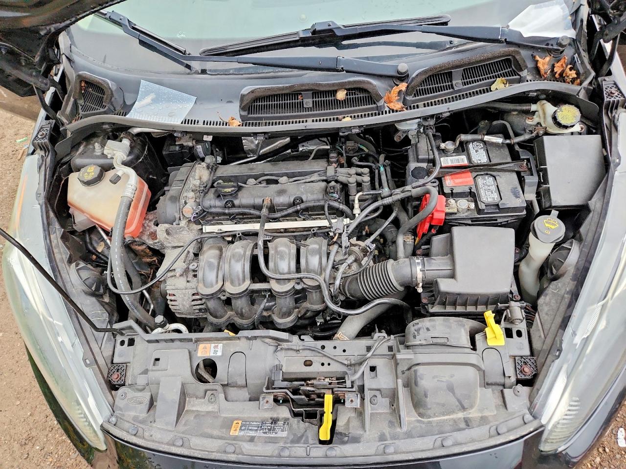 2014 Ford Fiesta Se Black vin: 3FADP4BJ8EM186357