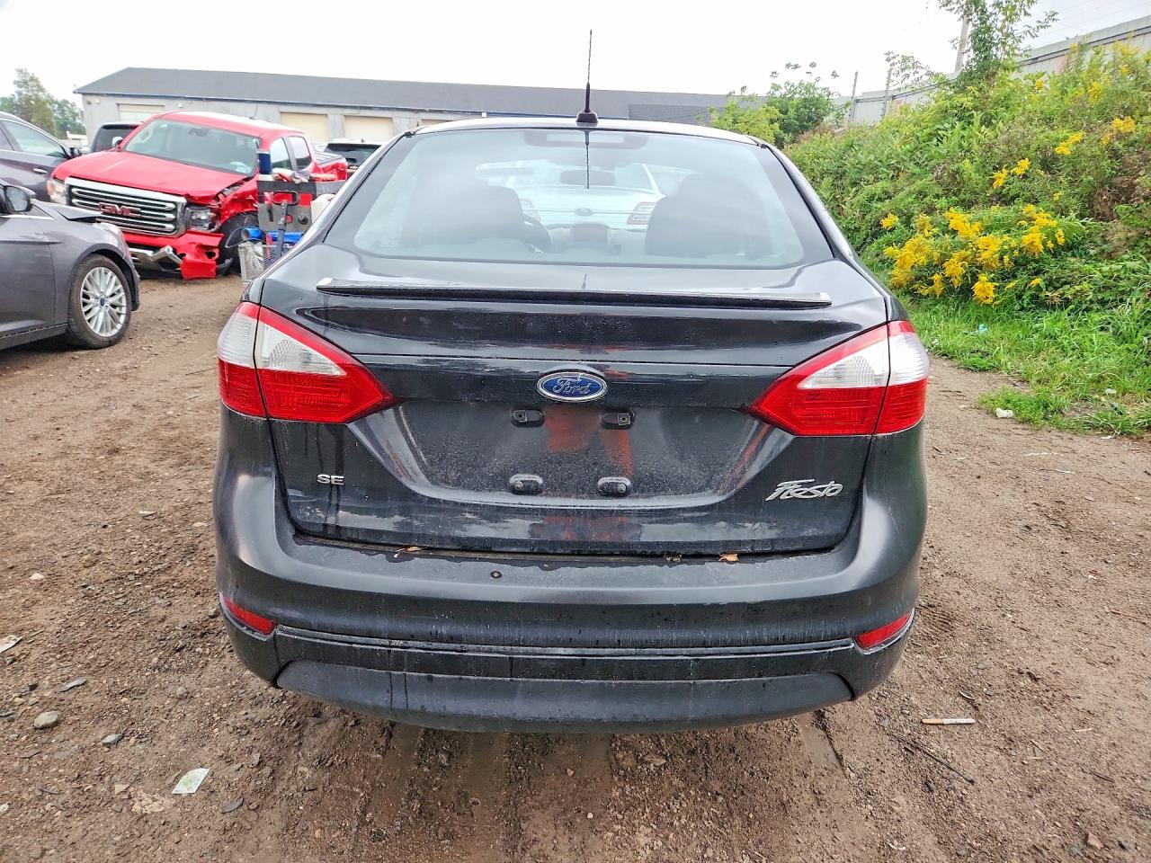 2014 Ford Fiesta Se Black vin: 3FADP4BJ8EM186357