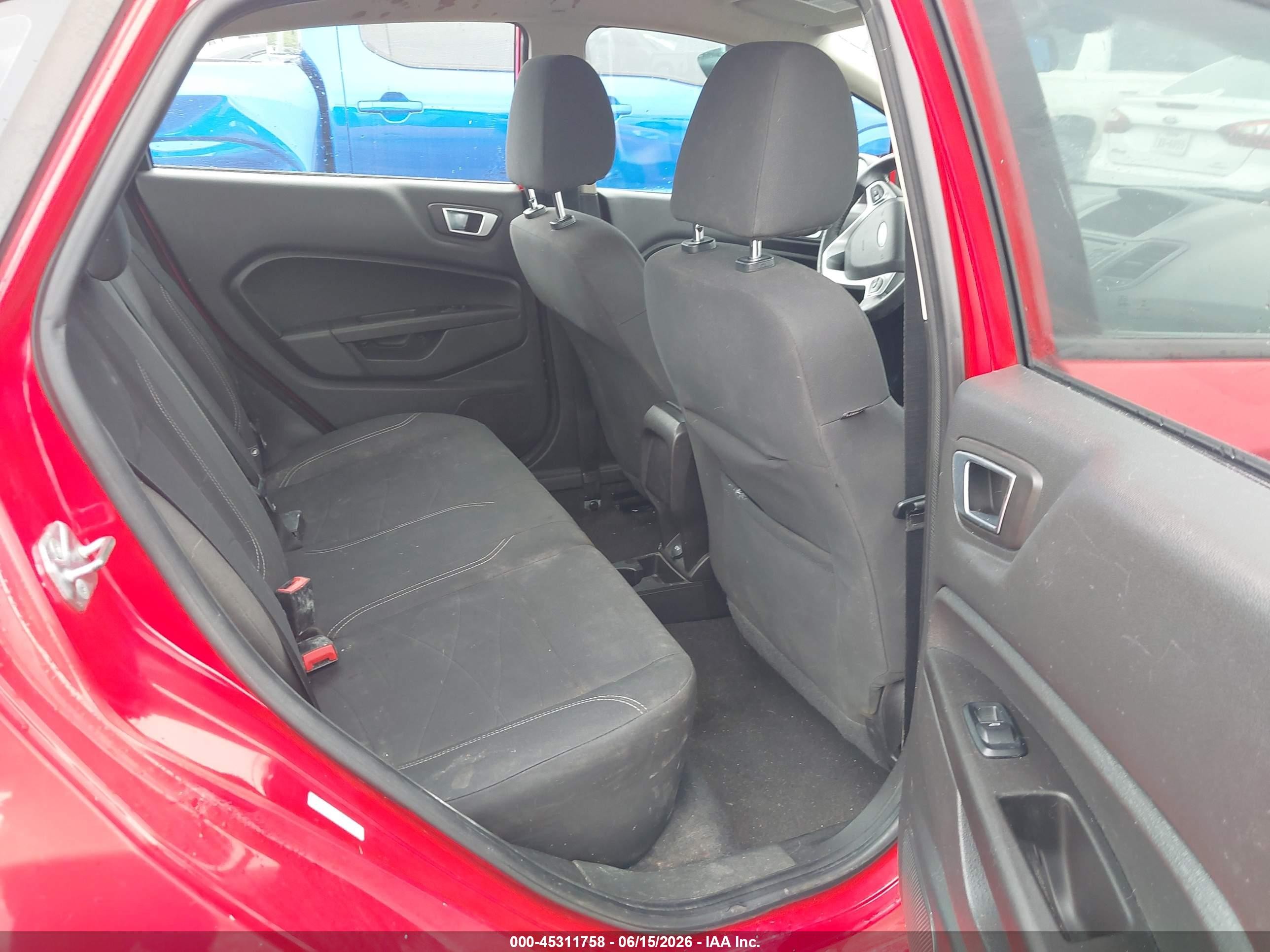 2014 Ford Fiesta Se Red vin: 3FADP4BJ8EM195673