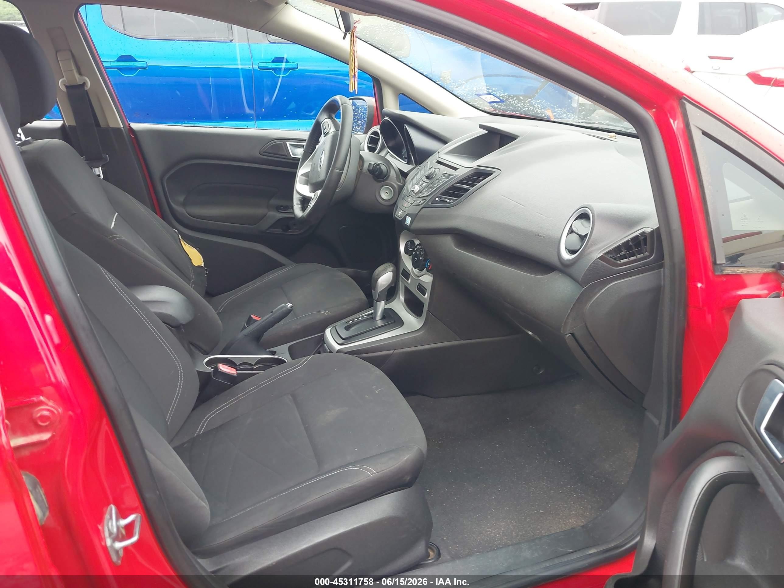 2014 Ford Fiesta Se Red vin: 3FADP4BJ8EM195673