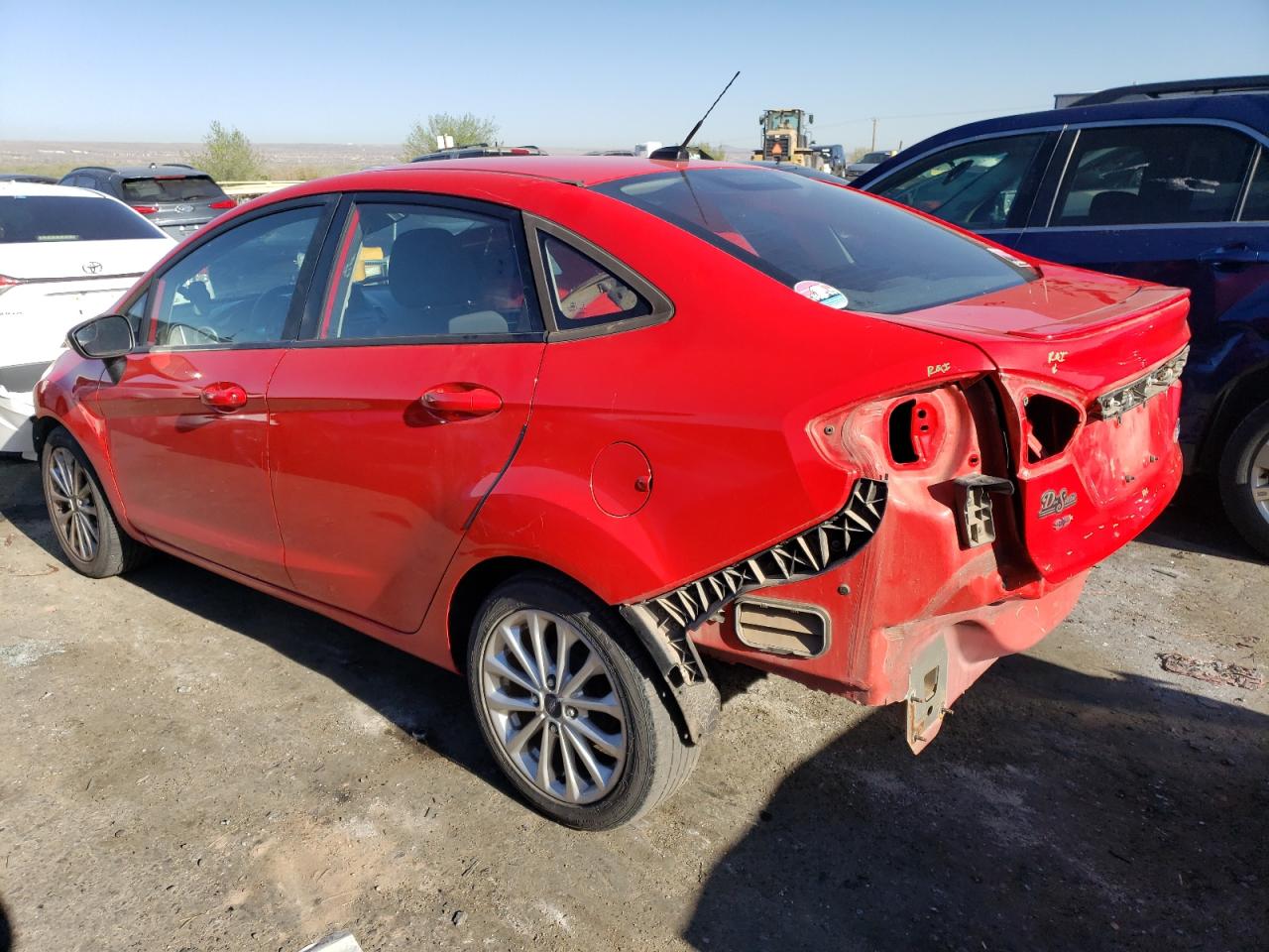 2014 Ford Fiesta Se Red vin: 3FADP4BJ8EM197018