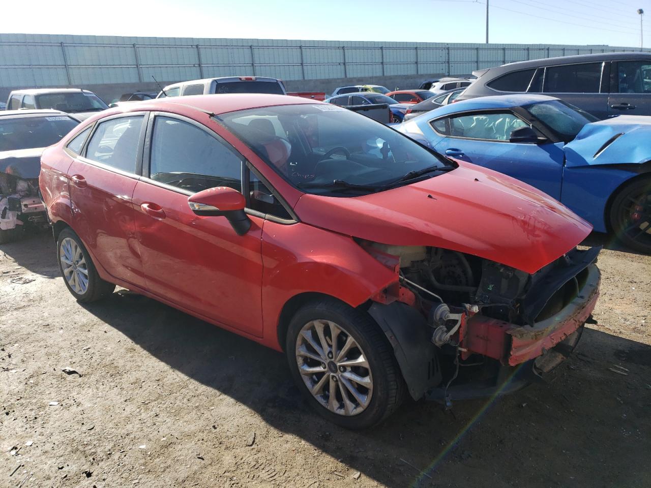 2014 Ford Fiesta Se Red vin: 3FADP4BJ8EM197018