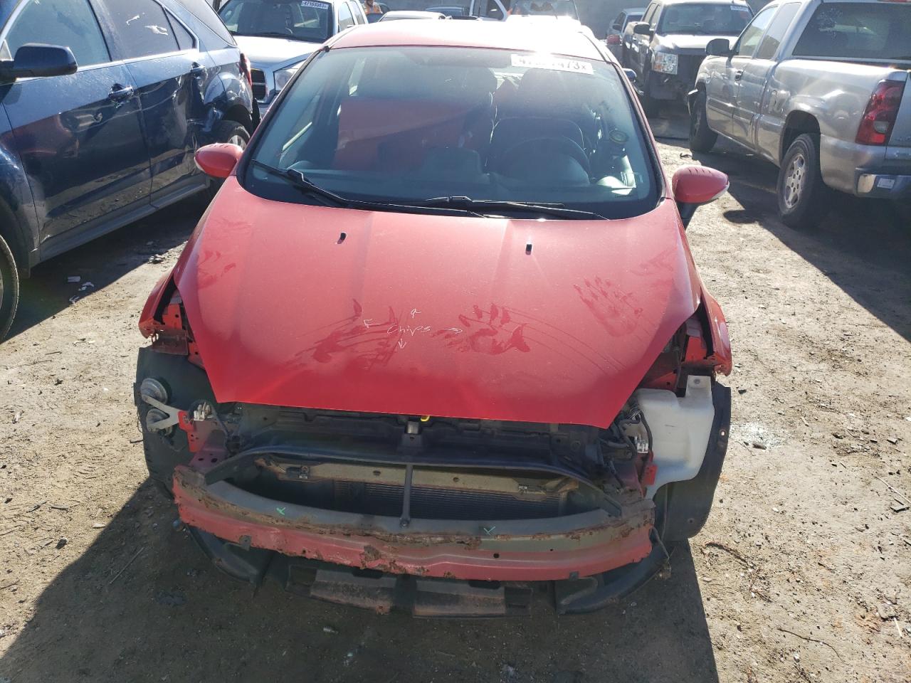 2014 Ford Fiesta Se Red vin: 3FADP4BJ8EM197018