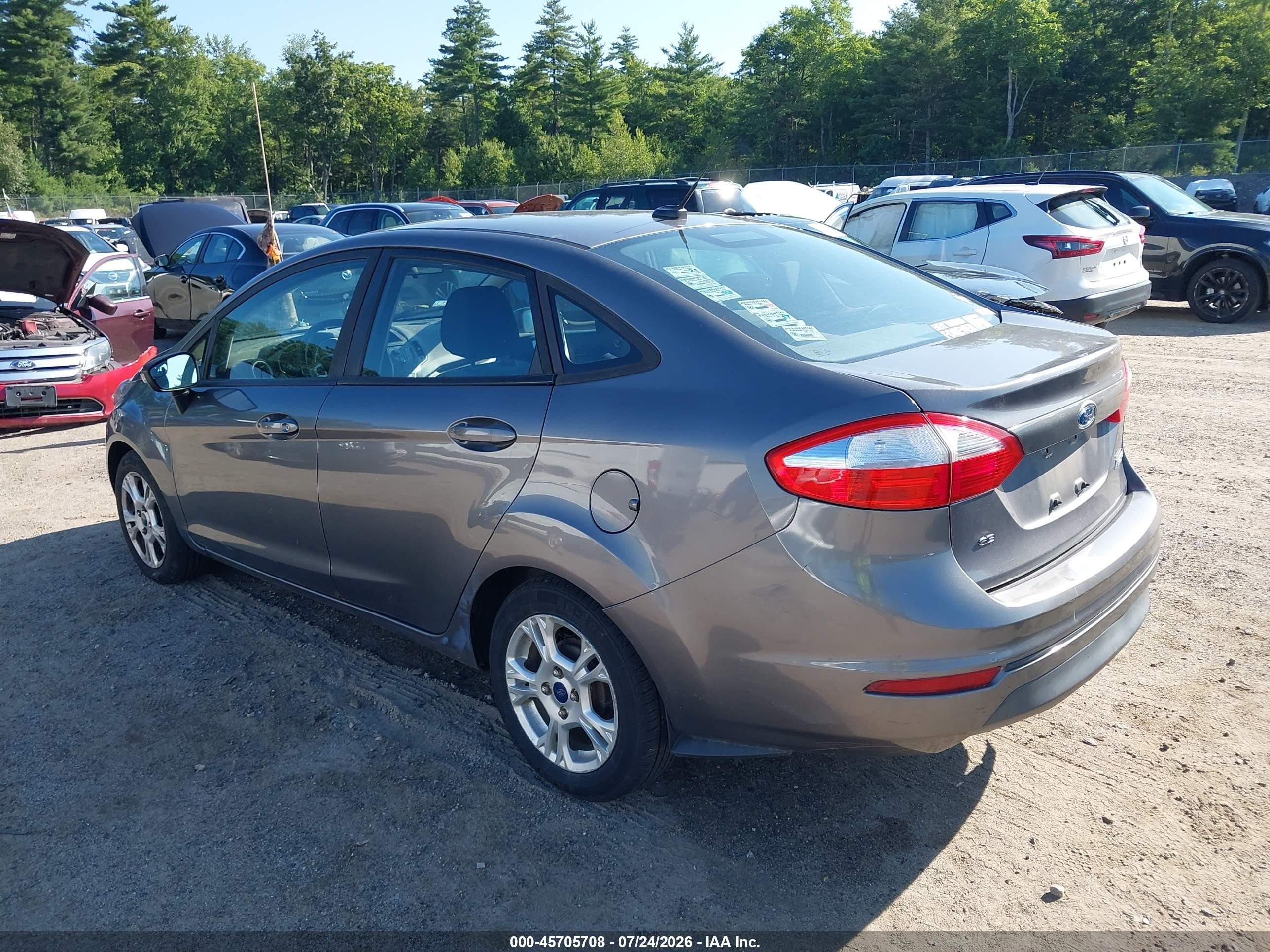 2014 Ford Fiesta Se Black vin: 3FADP4BJ8EM201648