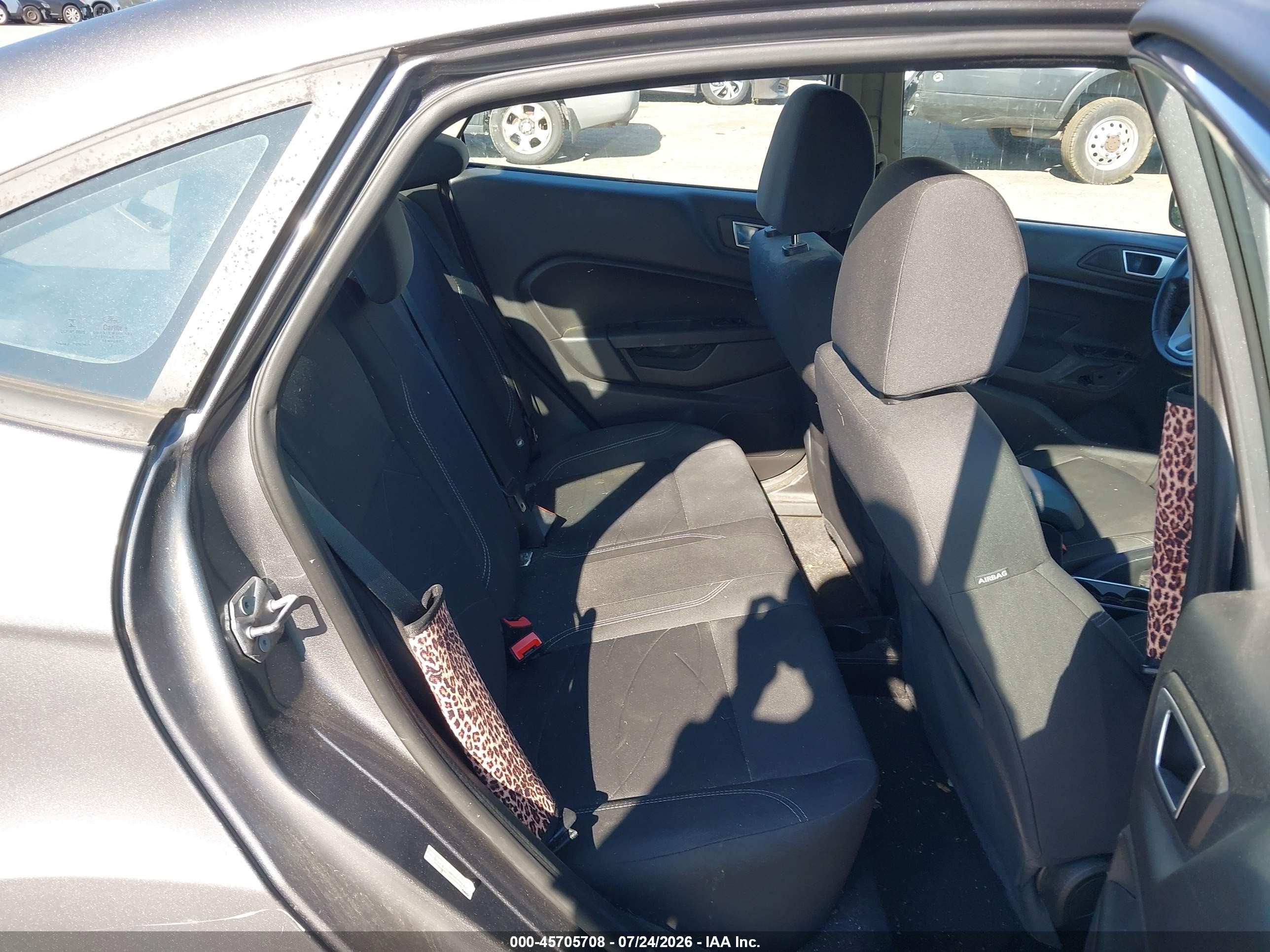 2014 Ford Fiesta Se Black vin: 3FADP4BJ8EM201648