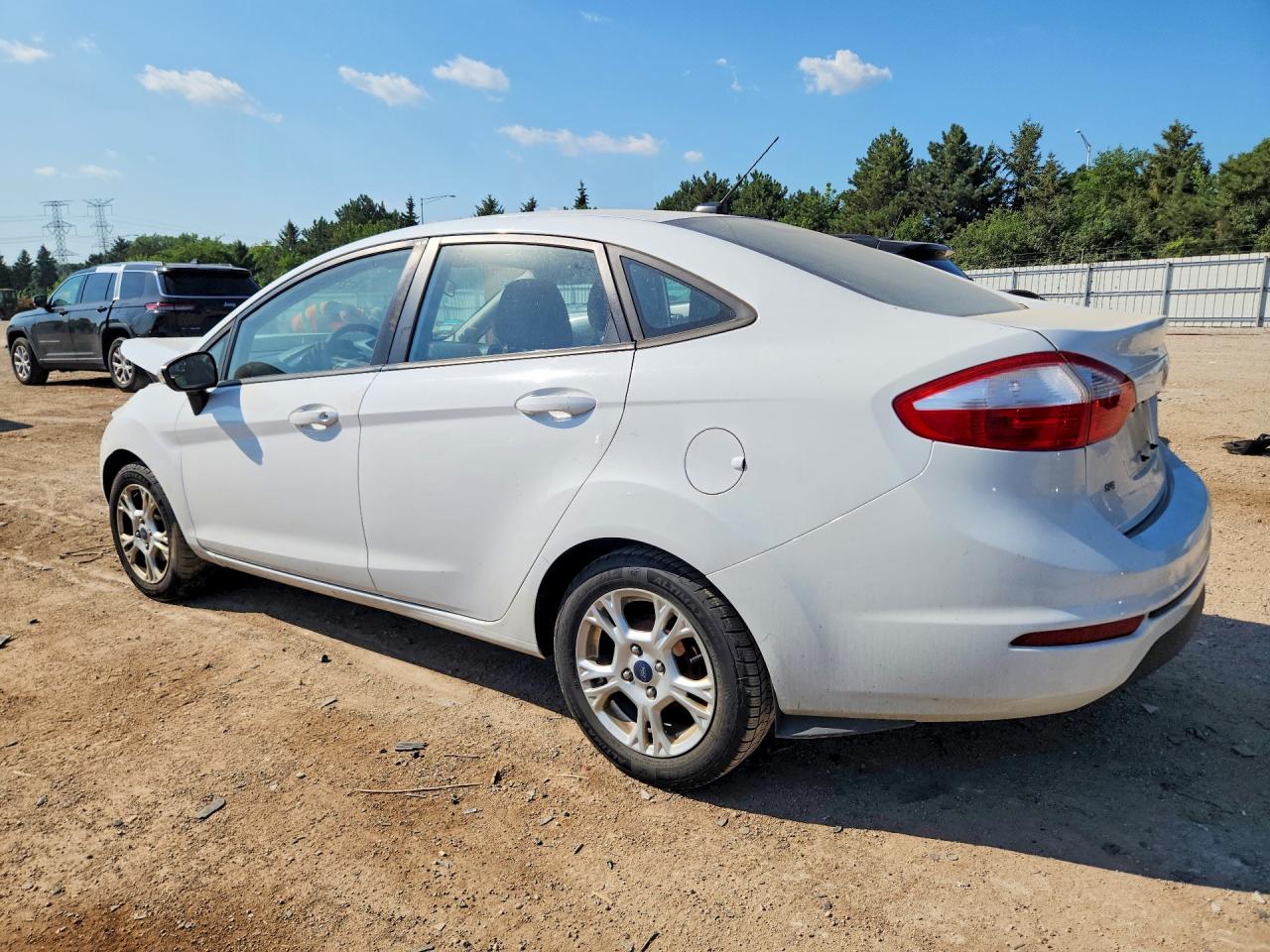 2014 Ford Fiesta Se White vin: 3FADP4BJ8EM202525