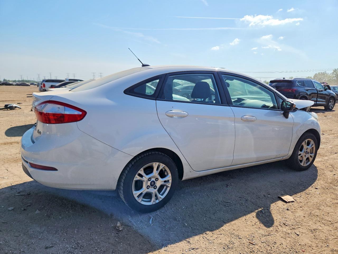 2014 Ford Fiesta Se White vin: 3FADP4BJ8EM202525