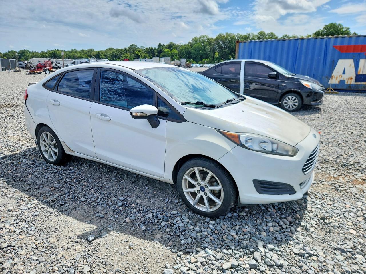 2014 Ford Fiesta Se White vin: 3FADP4BJ8EM243253
