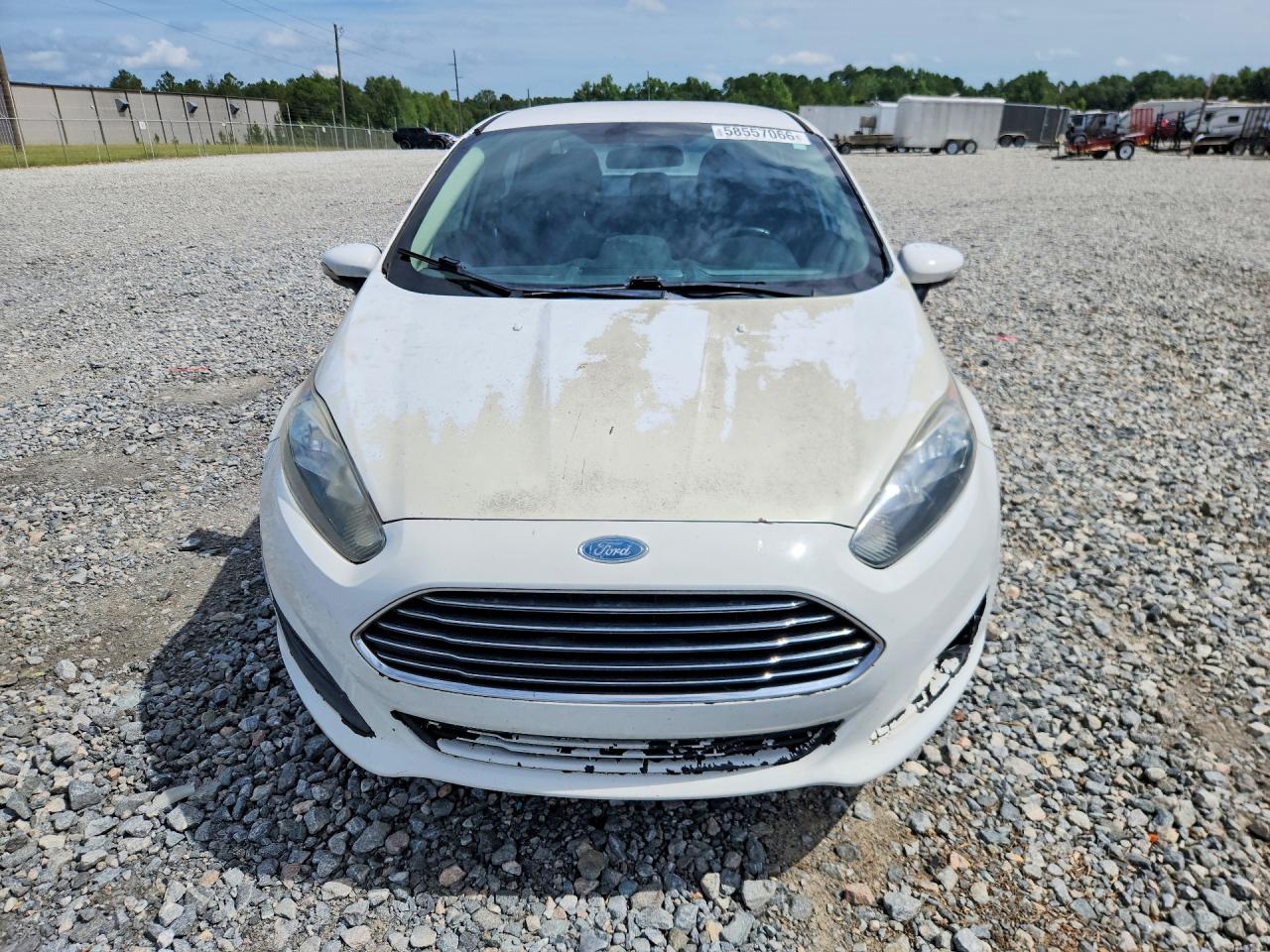 2014 Ford Fiesta Se White vin: 3FADP4BJ8EM243253