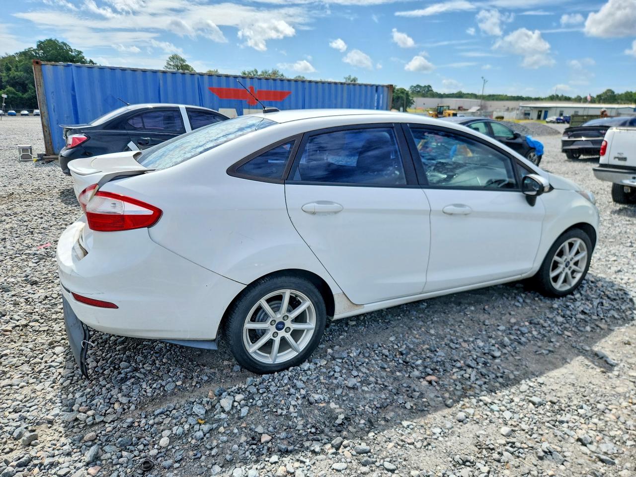 2014 Ford Fiesta Se White vin: 3FADP4BJ8EM243253