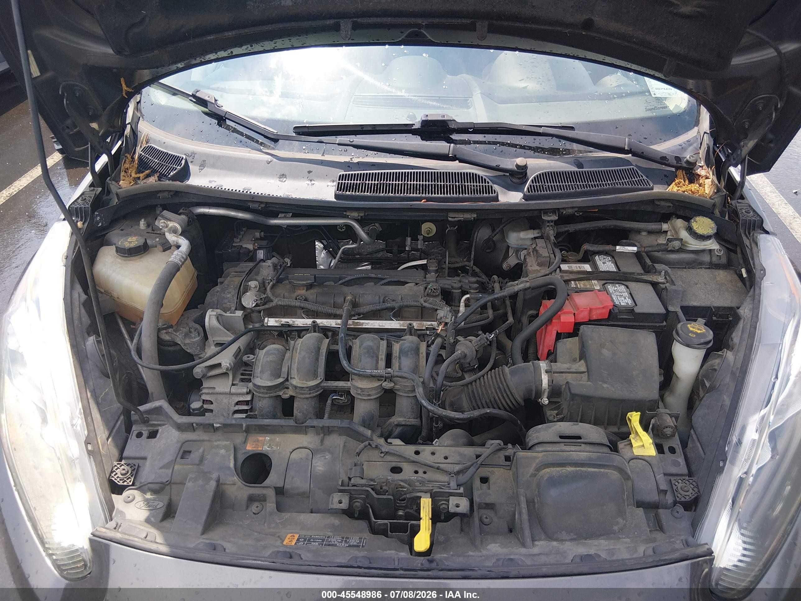 2015 Ford Fiesta Se Серый vin: 3FADP4BJ8FM101938