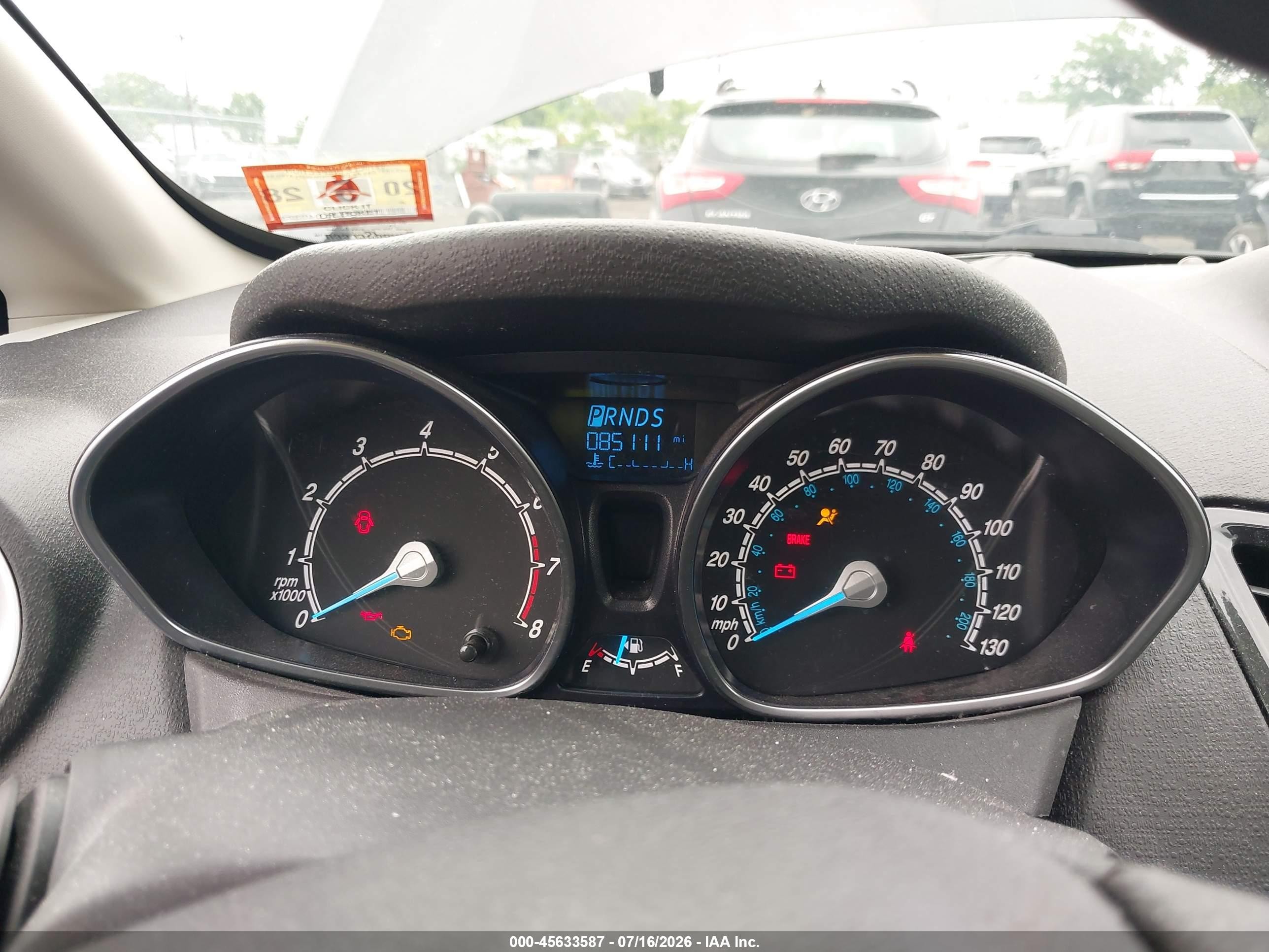 2015 Ford Fiesta Se Gray vin: 3FADP4BJ8FM137919