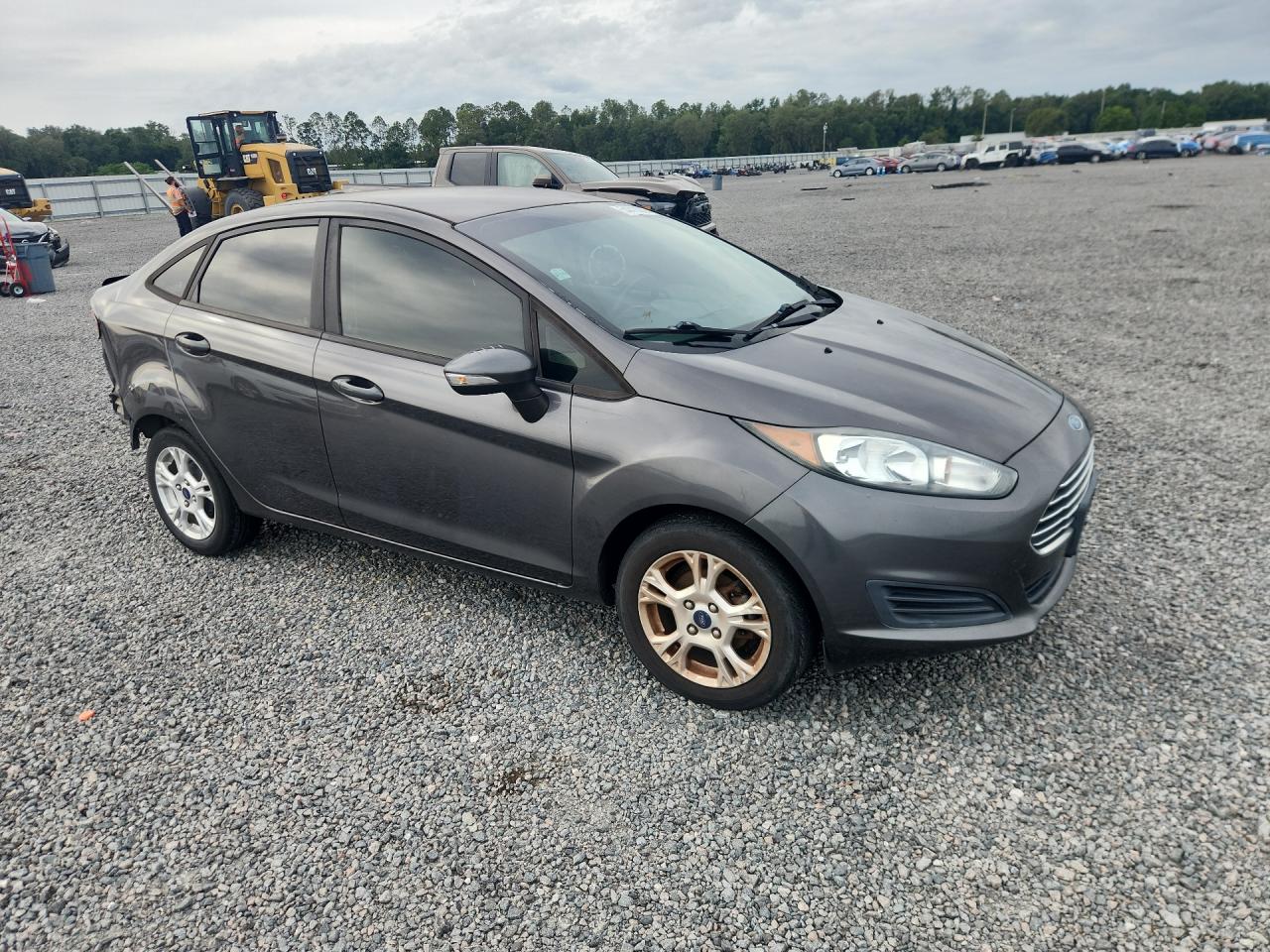 2015 Ford Fiesta Se Gray vin: 3FADP4BJ8FM138195