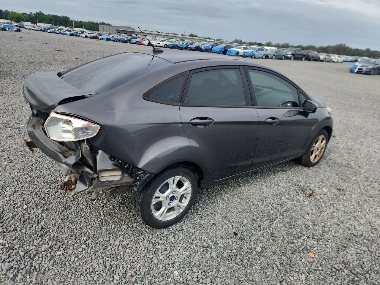 2015 Ford Fiesta Se Gray vin: 3FADP4BJ8FM138195