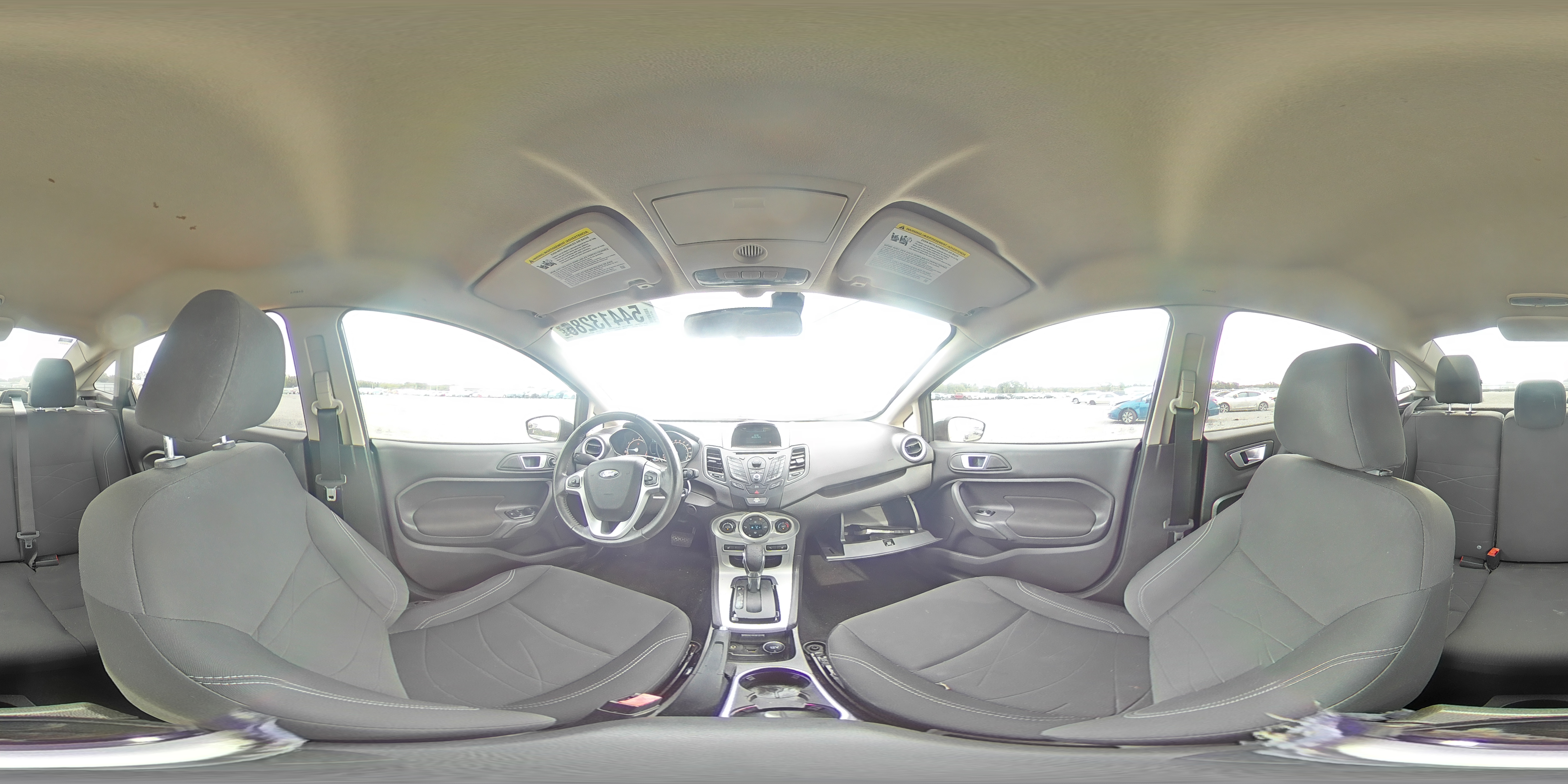 2015 Ford Fiesta Se Gray vin: 3FADP4BJ8FM138195