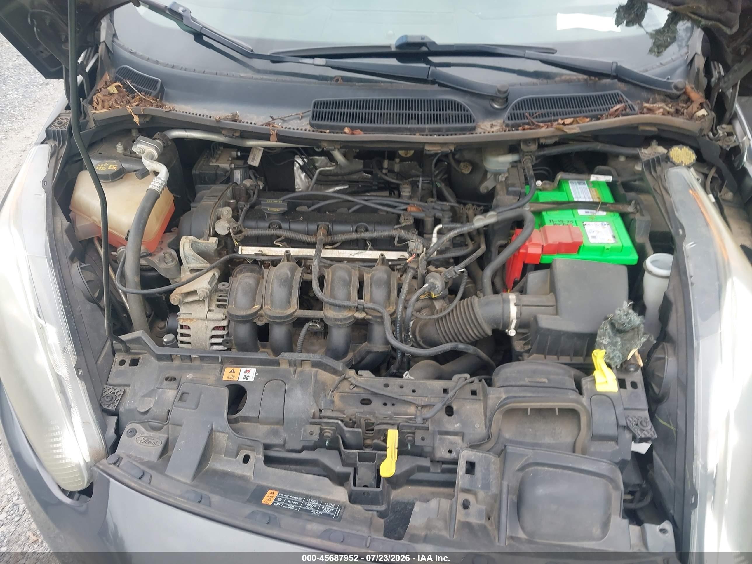 2015 Ford Fiesta Se Серый vin: 3FADP4BJ8FM171052