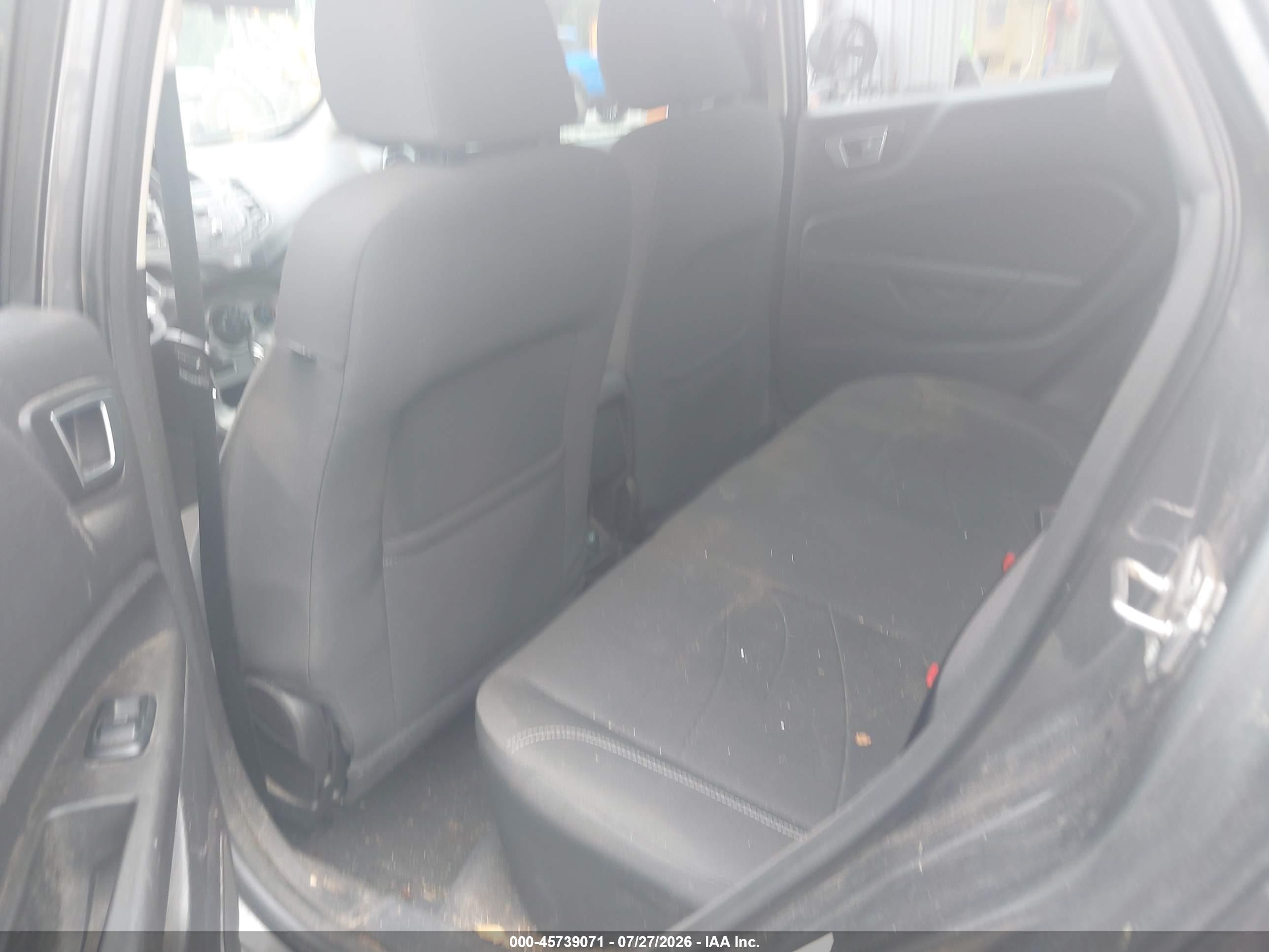 2015 Ford Fiesta Se Gray vin: 3FADP4BJ8FM178373