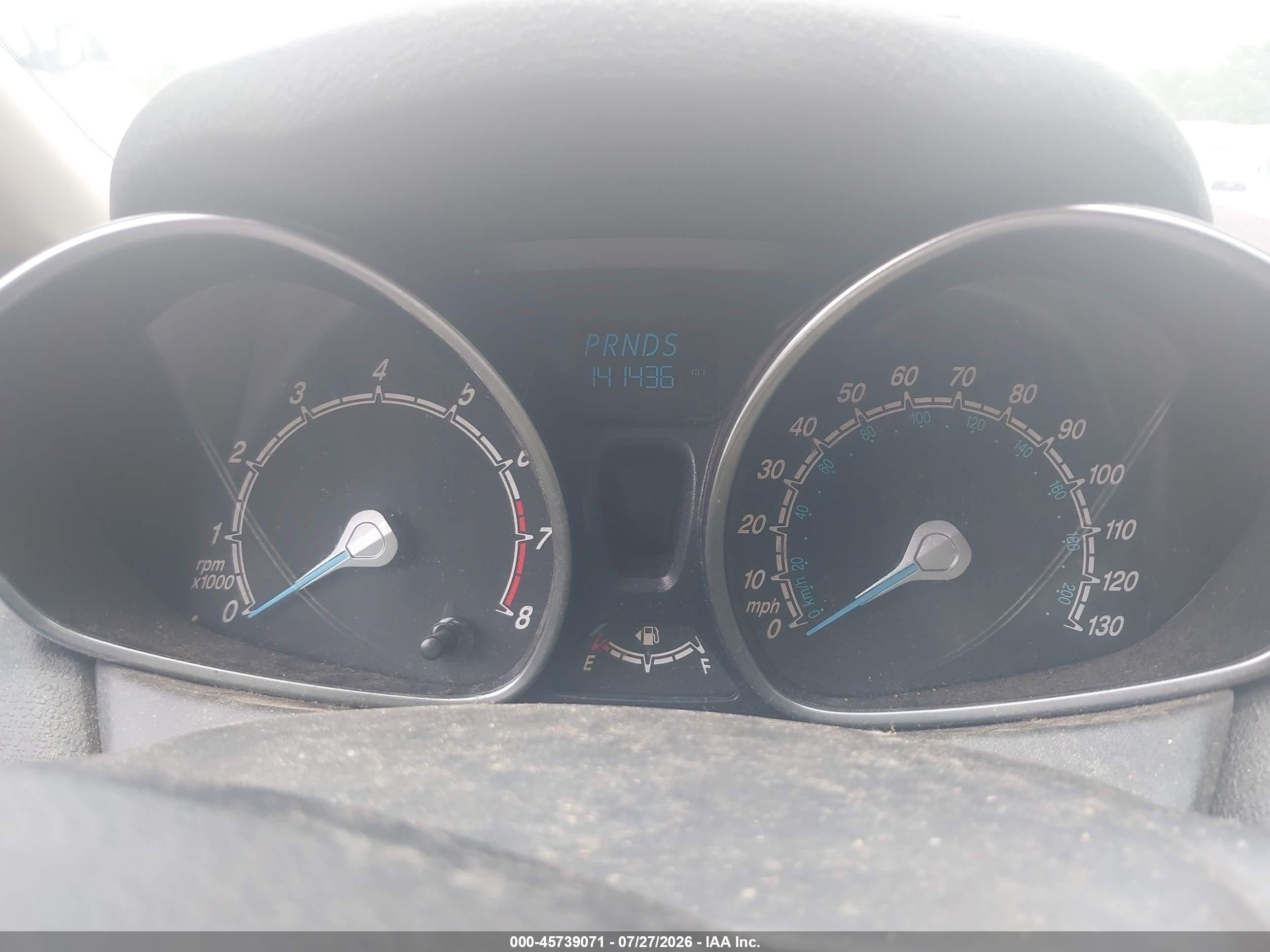 2015 Ford Fiesta Se Gray vin: 3FADP4BJ8FM178373