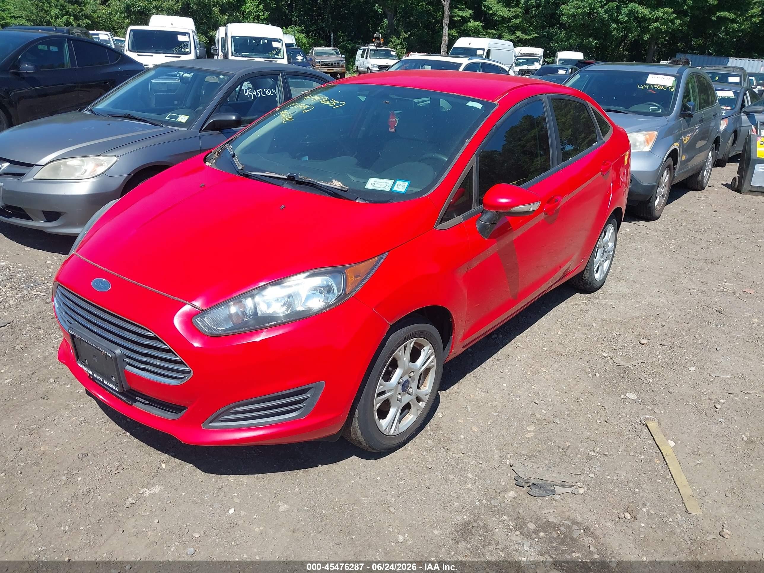 2015 Ford Fiesta Se Gray vin: 3FADP4BJ8FM213154
