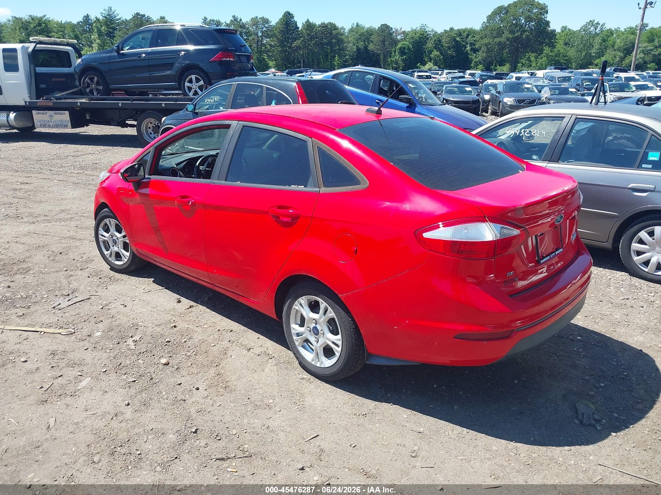 2015 Ford Fiesta Se Gray vin: 3FADP4BJ8FM213154