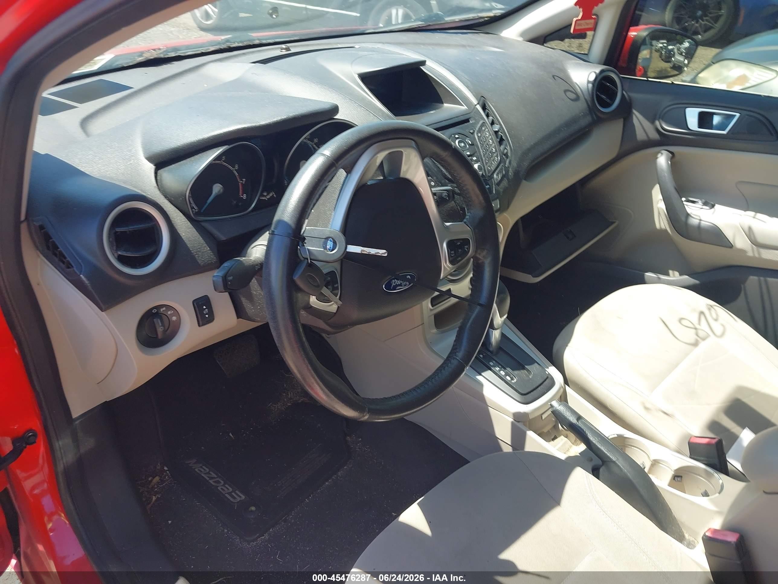 2015 Ford Fiesta Se Gray vin: 3FADP4BJ8FM213154
