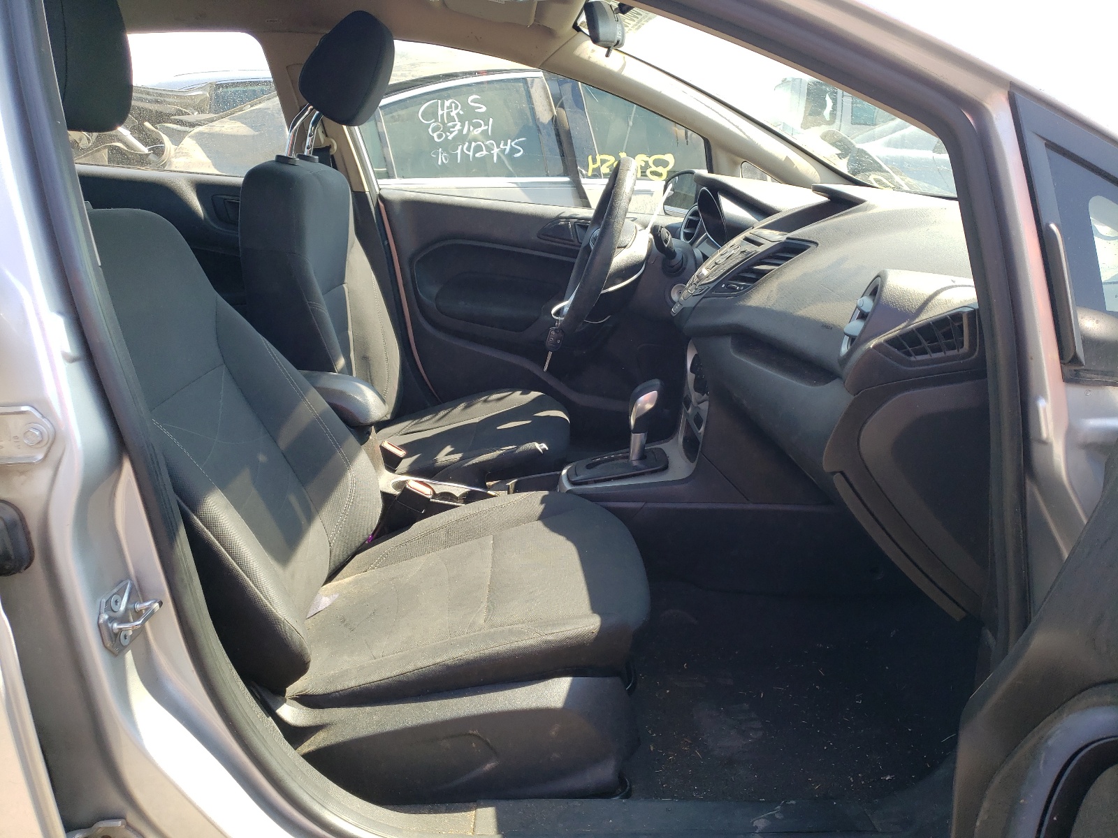 2017 Ford Fiesta Se Silver vin: 3FADP4BJ8HM143450