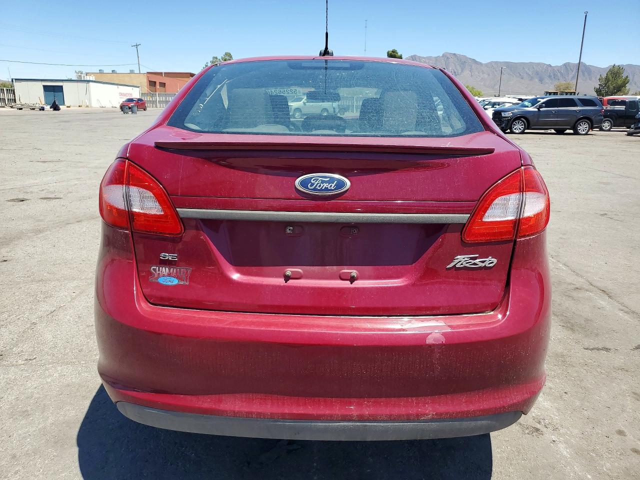 2011 Ford Fiesta Se Red vin: 3FADP4BJ9BM121786