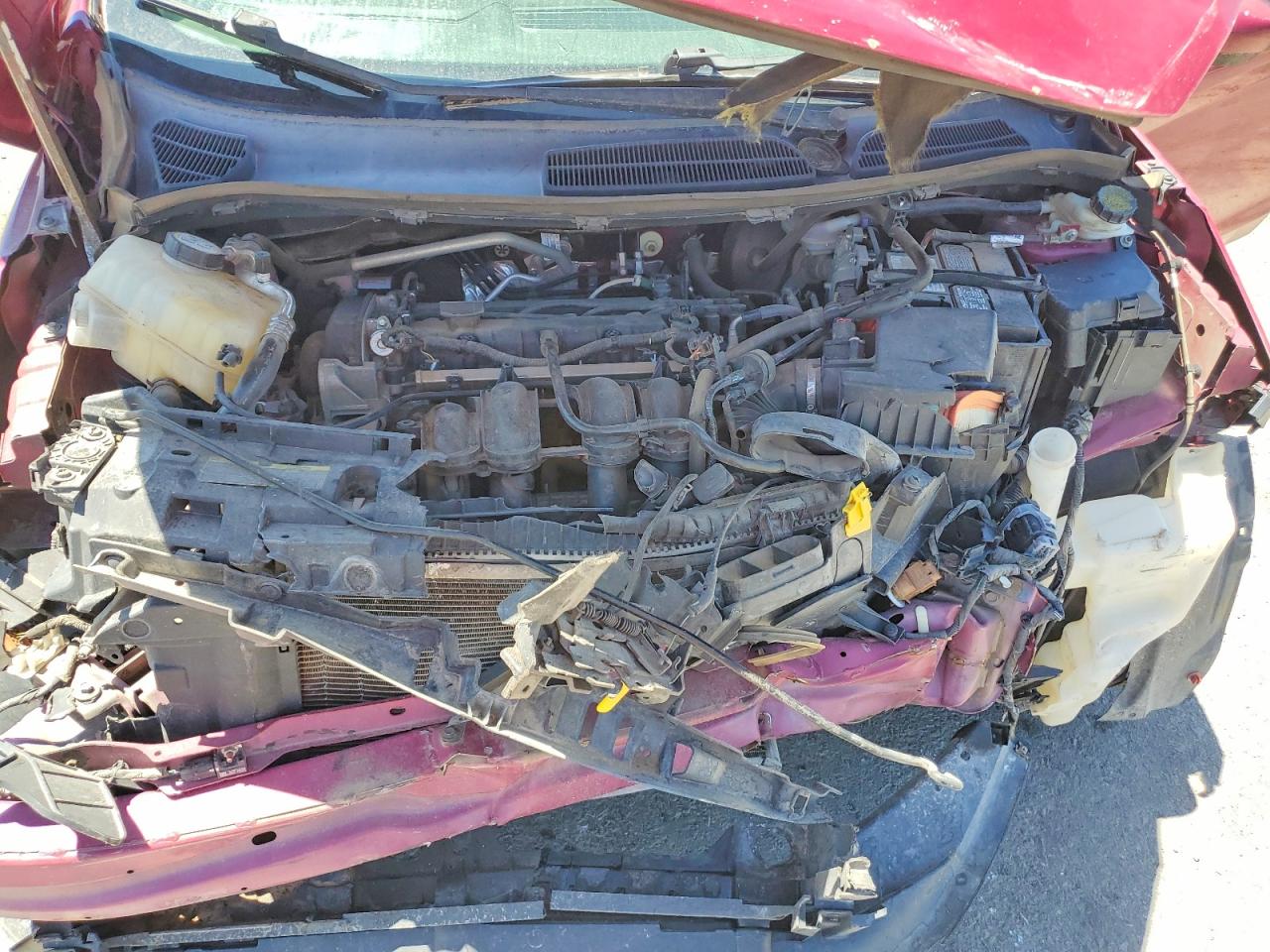 2011 Ford Fiesta Se Red vin: 3FADP4BJ9BM121786