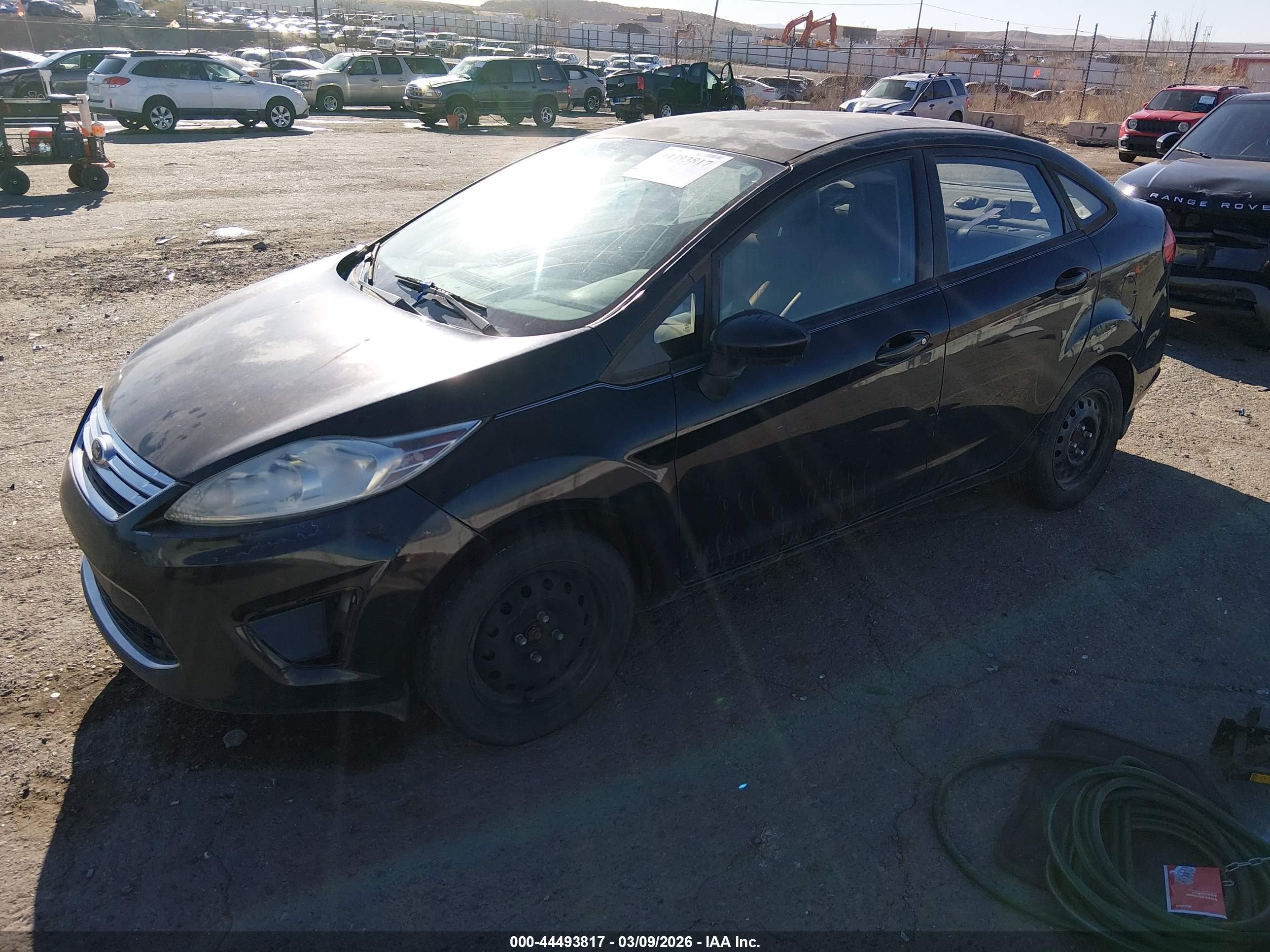 2011 Ford Fiesta Se Black vin: 3FADP4BJ9BM167571