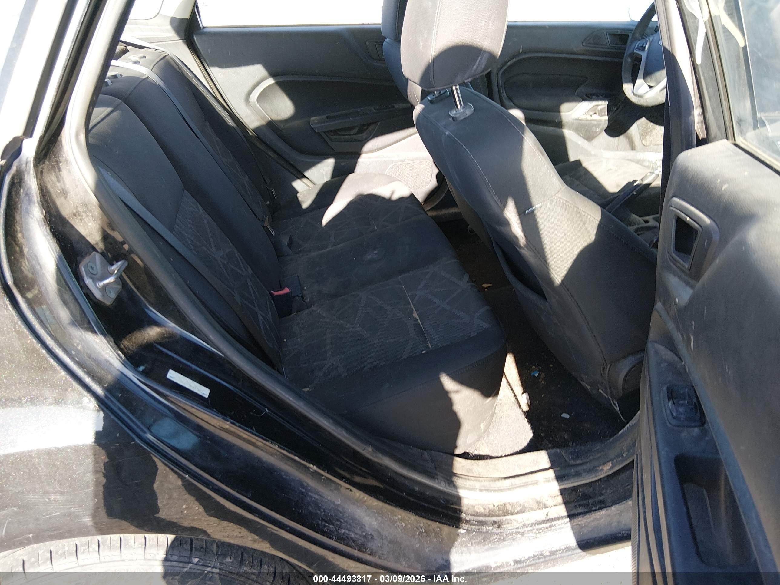 2011 Ford Fiesta Se Black vin: 3FADP4BJ9BM167571