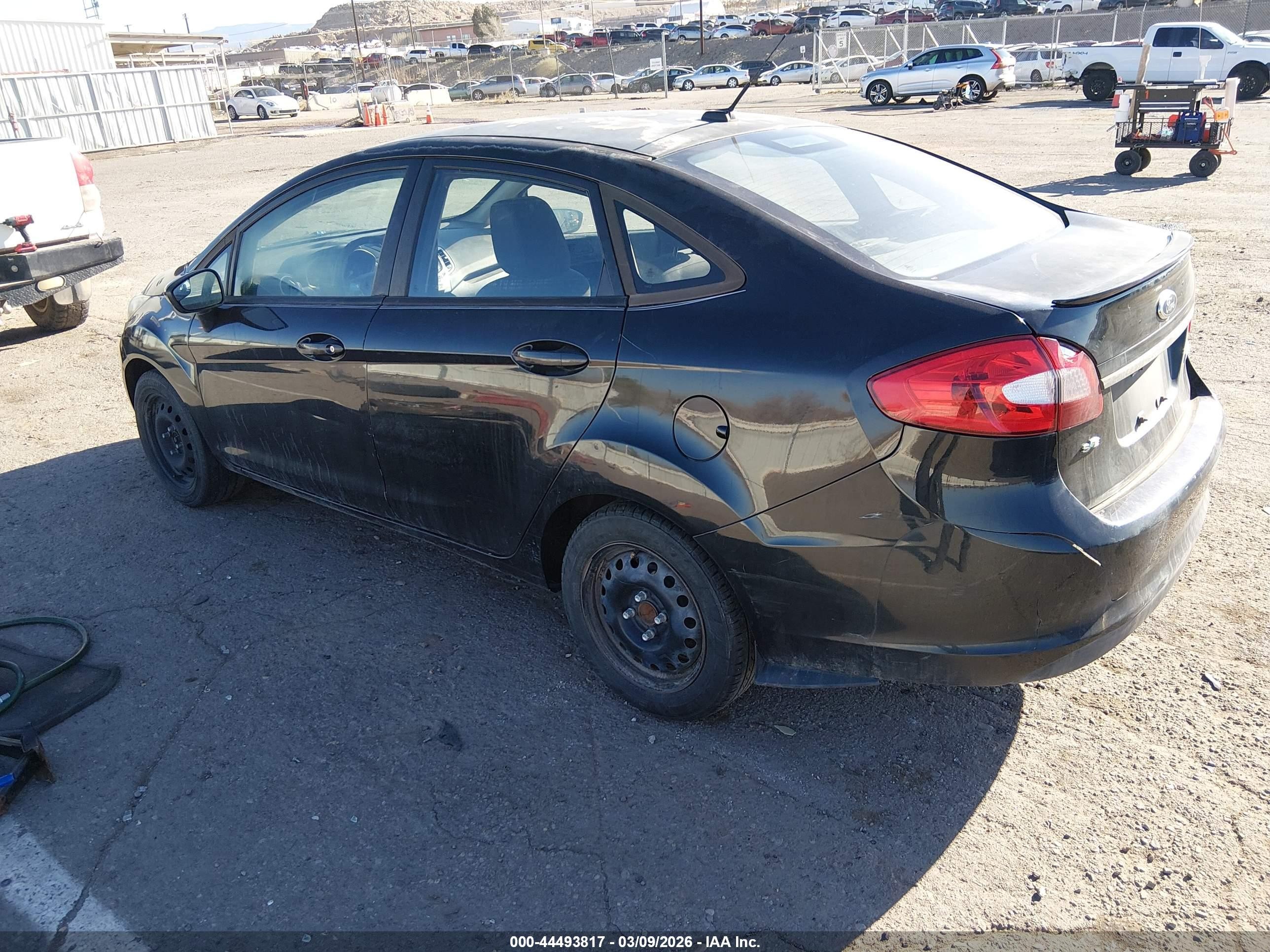 2011 Ford Fiesta Se Black vin: 3FADP4BJ9BM167571