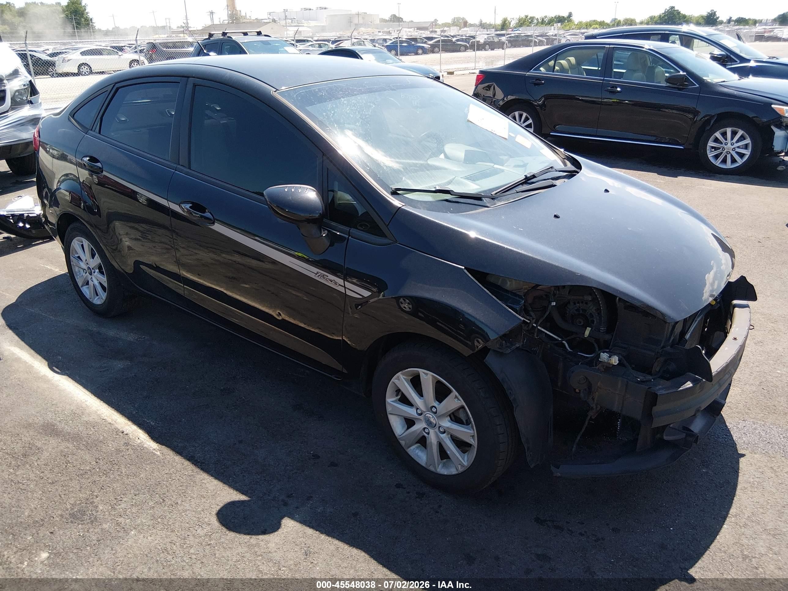 2011 Ford Fiesta Se Черный vin: 3FADP4BJ9BM175752
