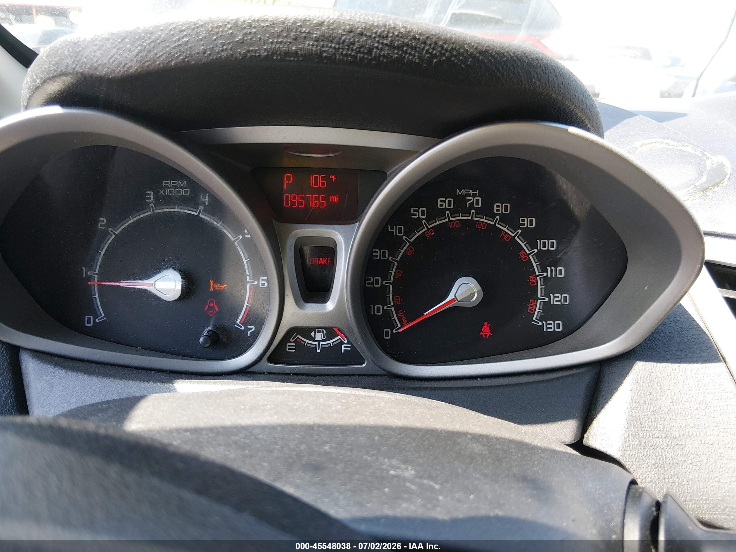 2011 Ford Fiesta Se Черный vin: 3FADP4BJ9BM175752