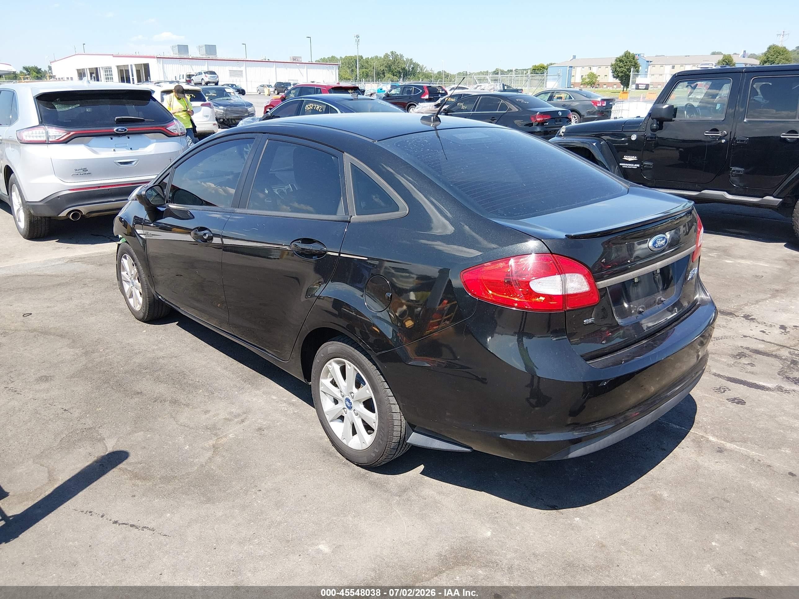 2011 Ford Fiesta Se Черный vin: 3FADP4BJ9BM175752