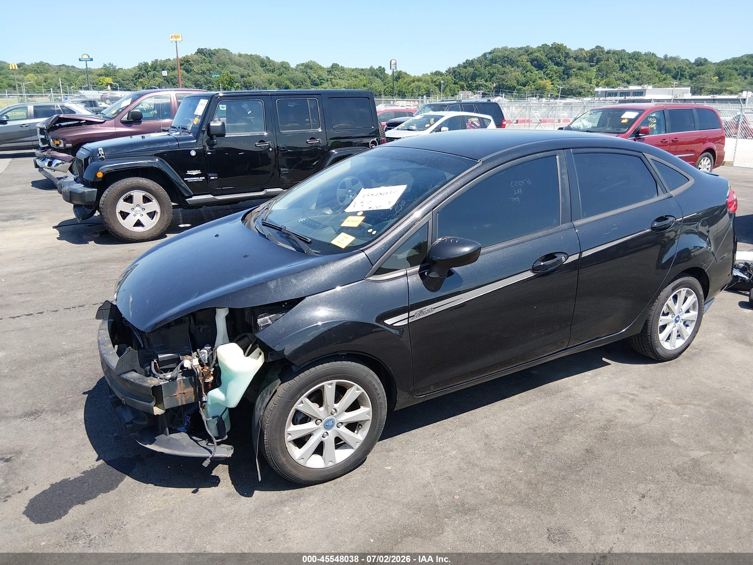 2011 Ford Fiesta Se Черный vin: 3FADP4BJ9BM175752