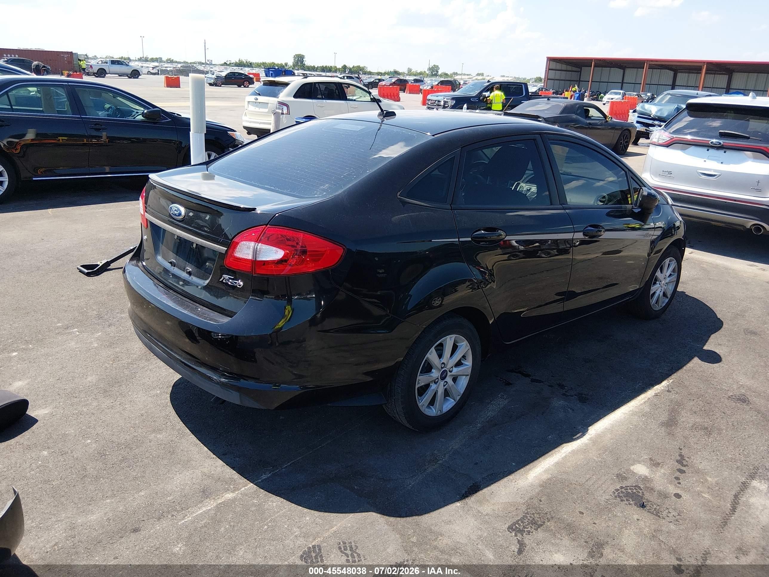 2011 Ford Fiesta Se Черный vin: 3FADP4BJ9BM175752