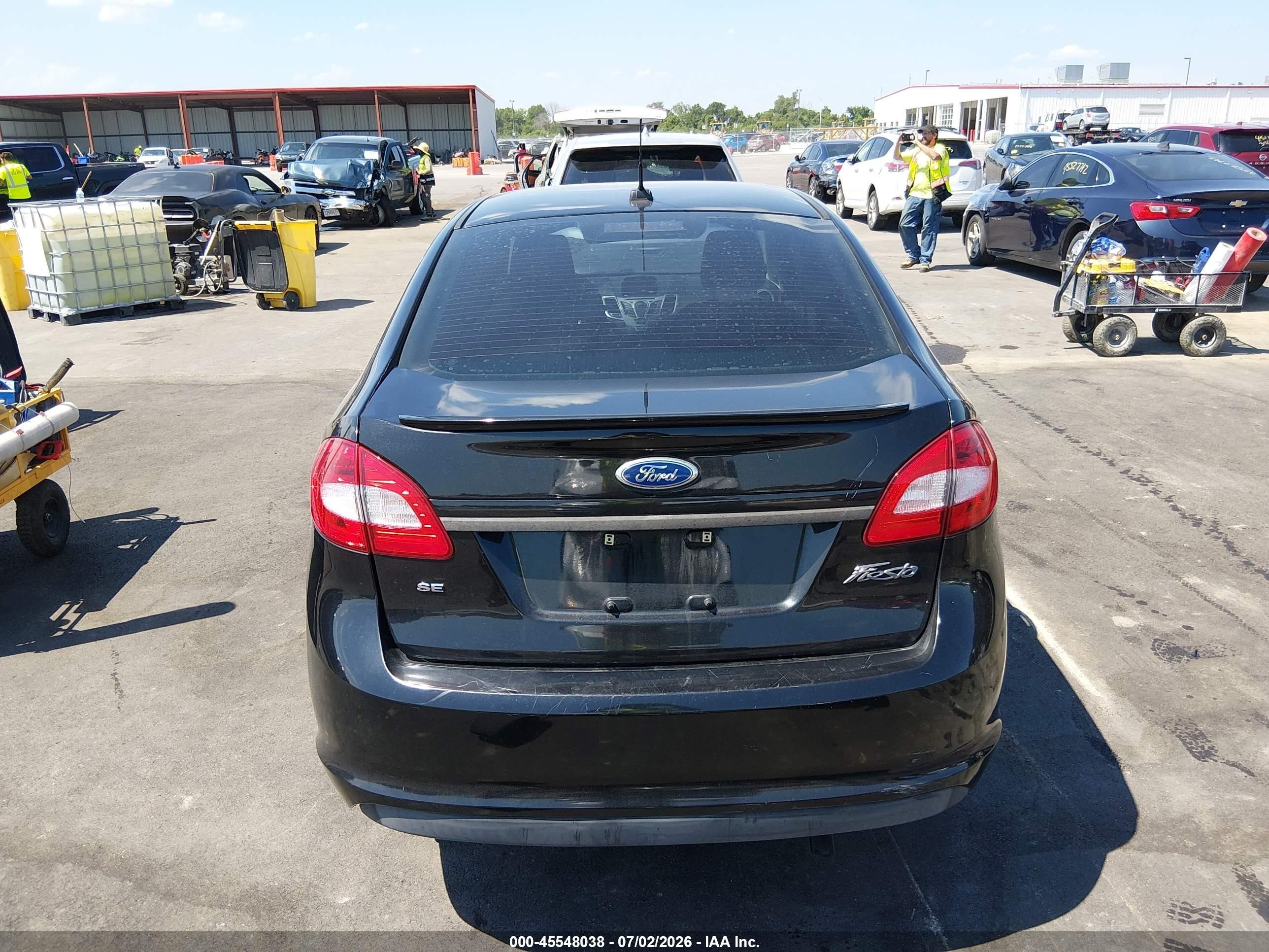 2011 Ford Fiesta Se Черный vin: 3FADP4BJ9BM175752